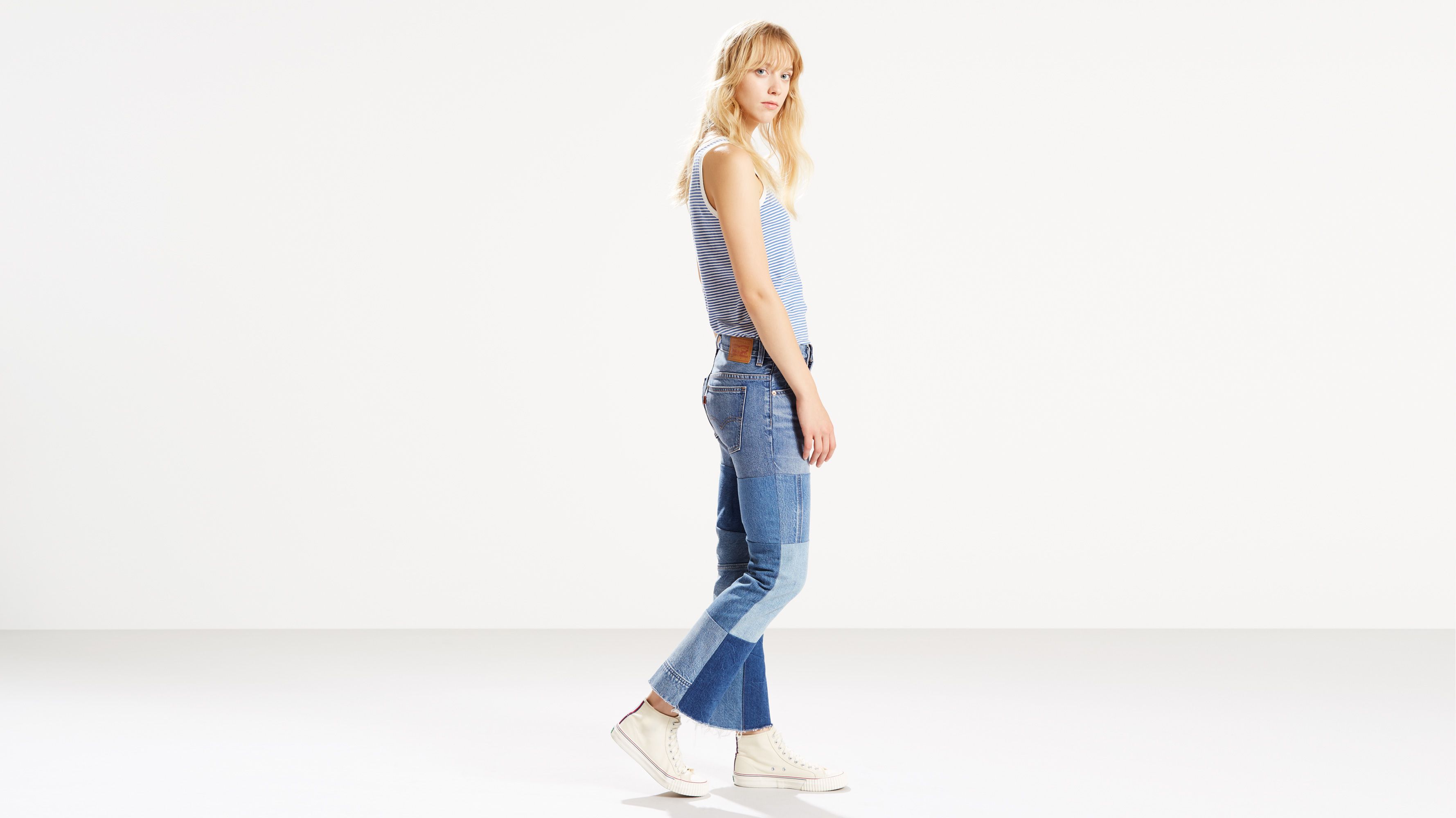 levi's 517 bootcut cropped