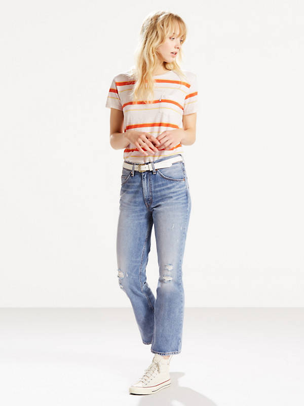 517 Cropped Bootcut Women's Jeans - Medium Wash | Levi's® US