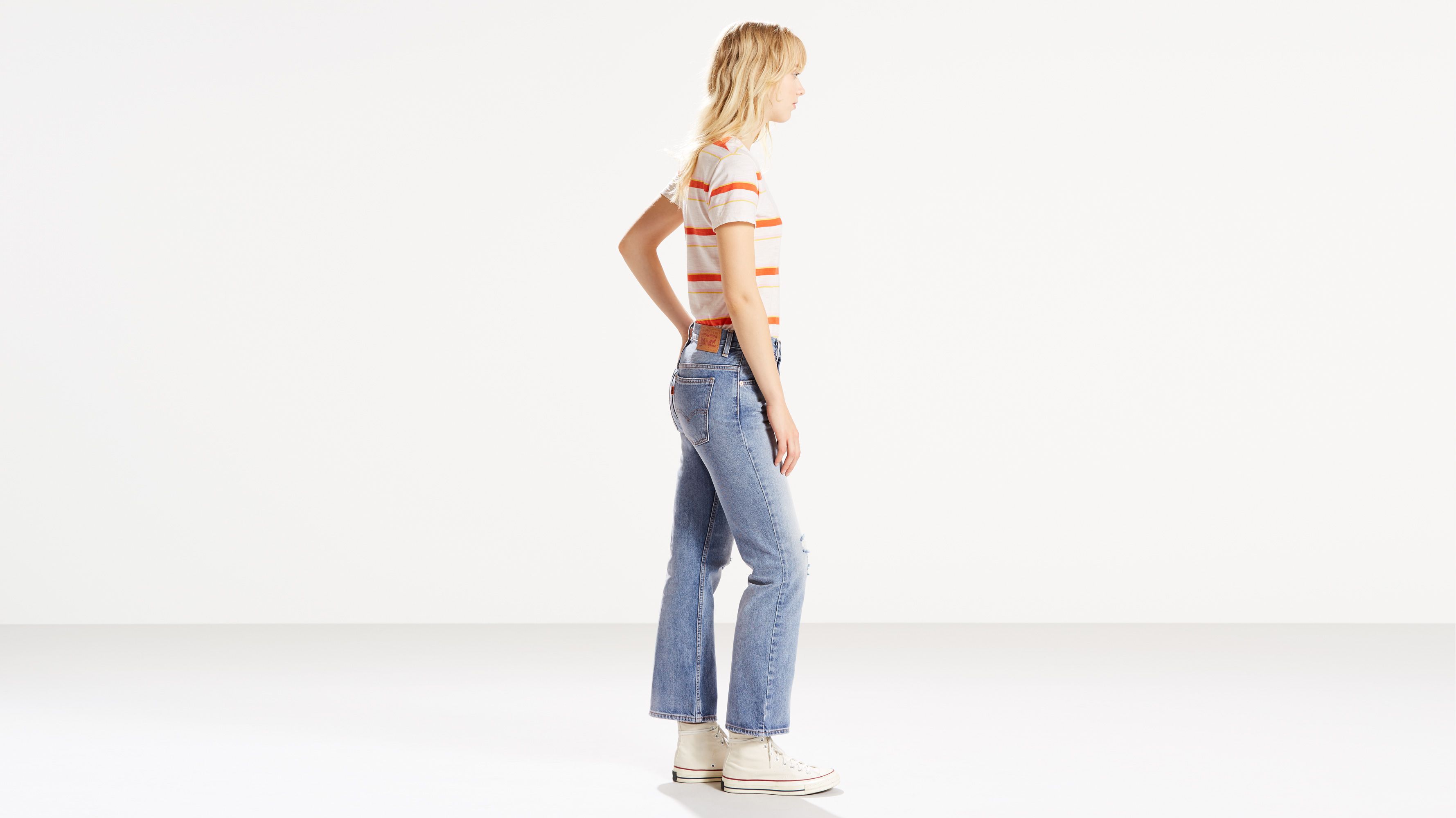 levi's 517 bootcut cropped