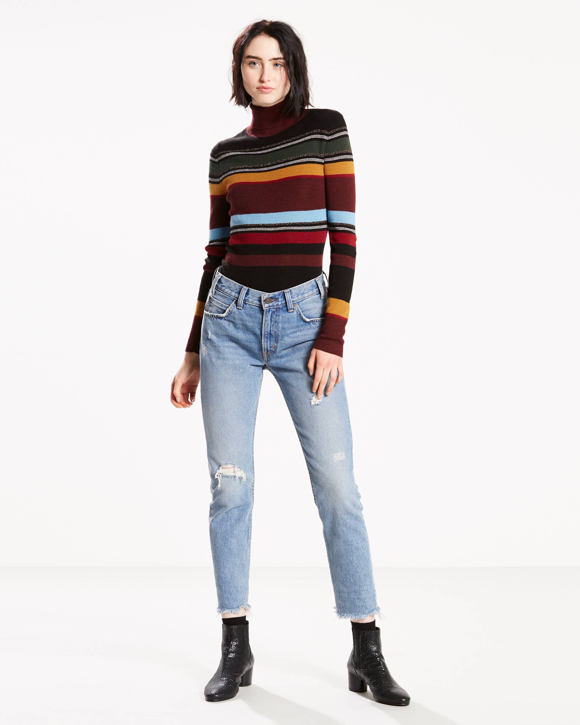 Orange Tab 505™C Cropped Women's Jeans 1