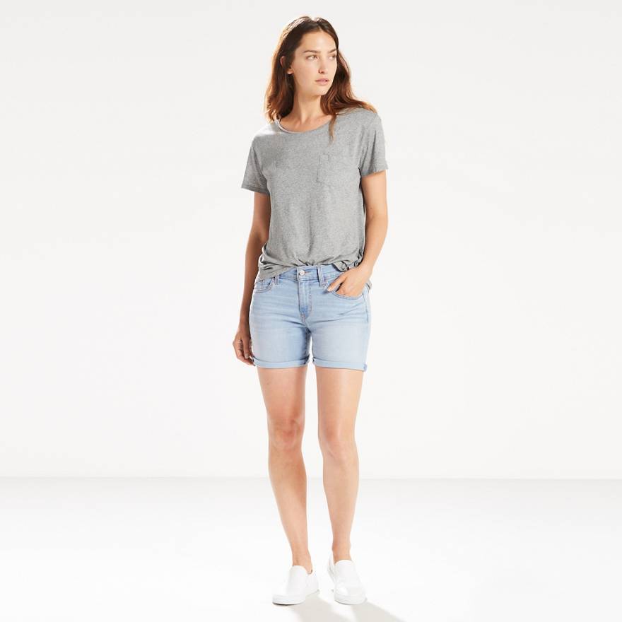 Mid Length Womens Shorts 1