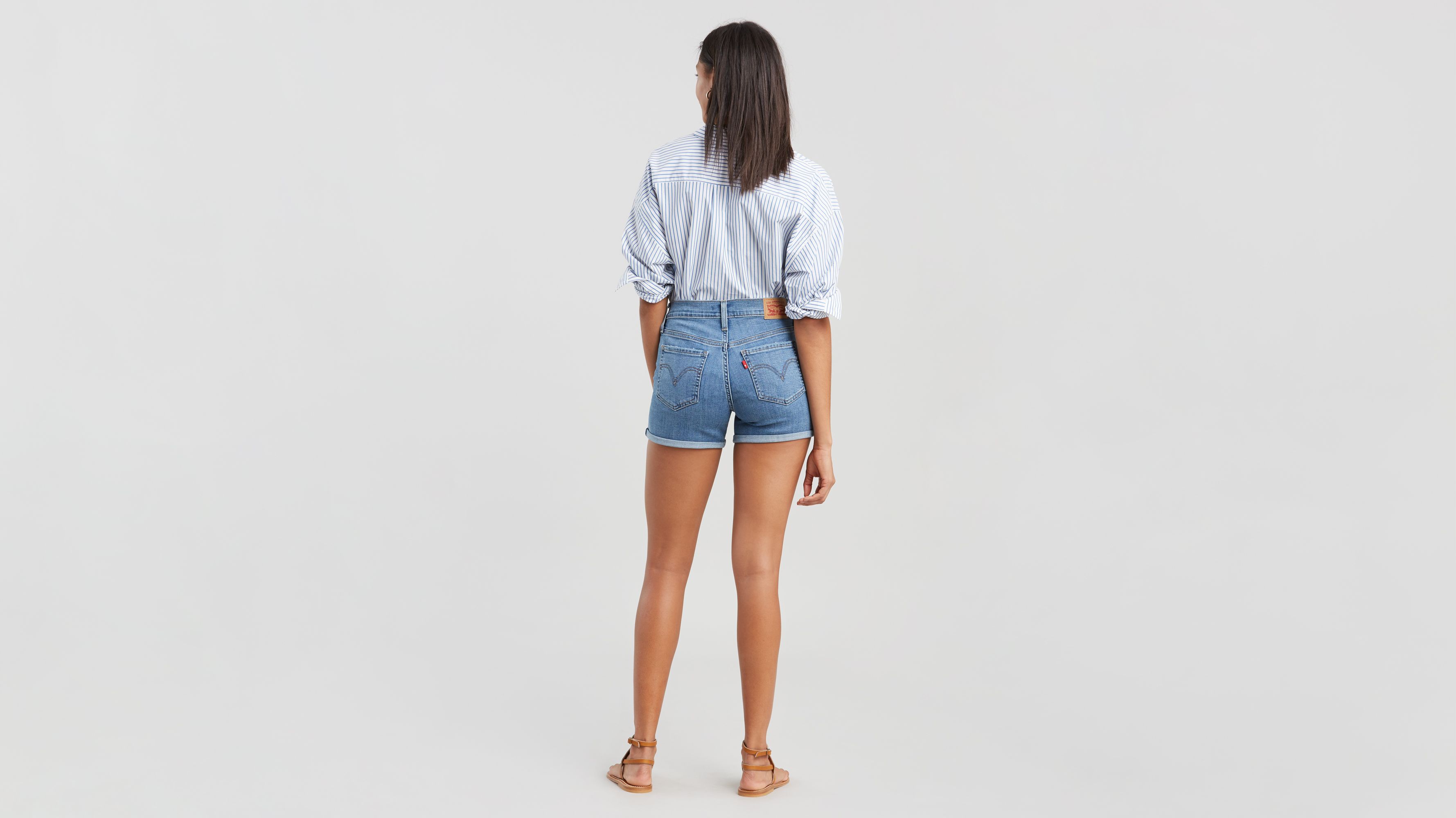 Mid Length Womens Shorts - Medium Wash | Levi's® US
