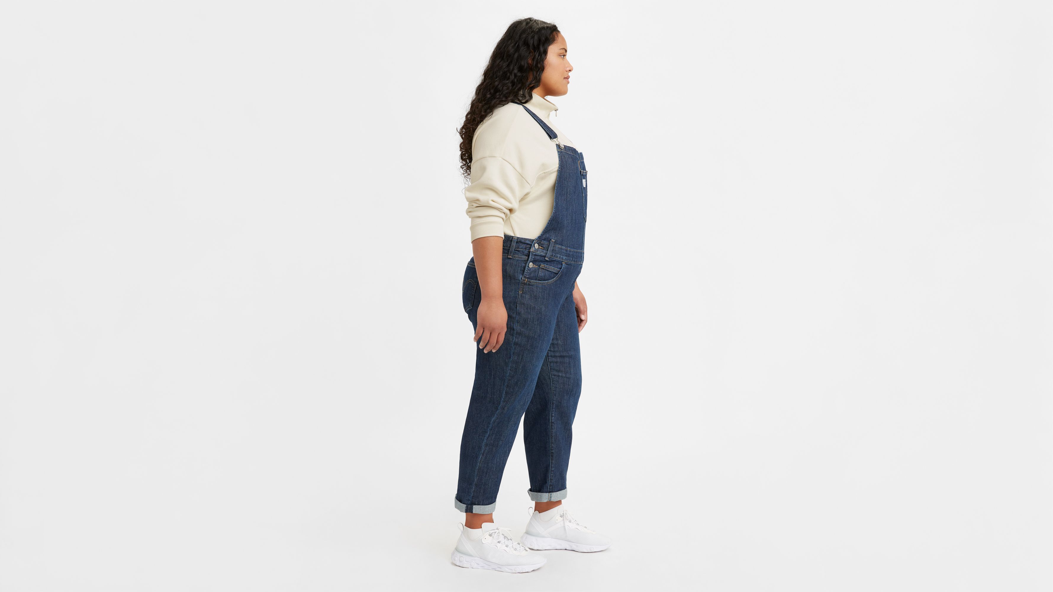 Plus size deals levi overalls