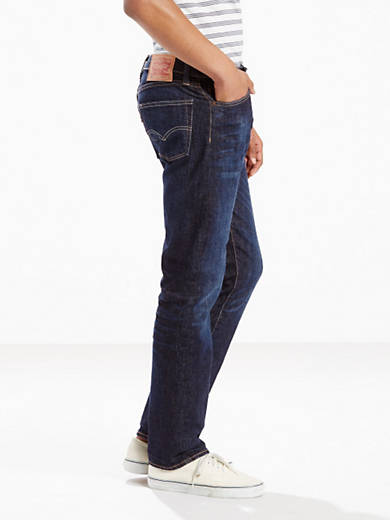 504™ Regular Straight Stretch Men's Jeans - Dark Wash | Levi's® CA