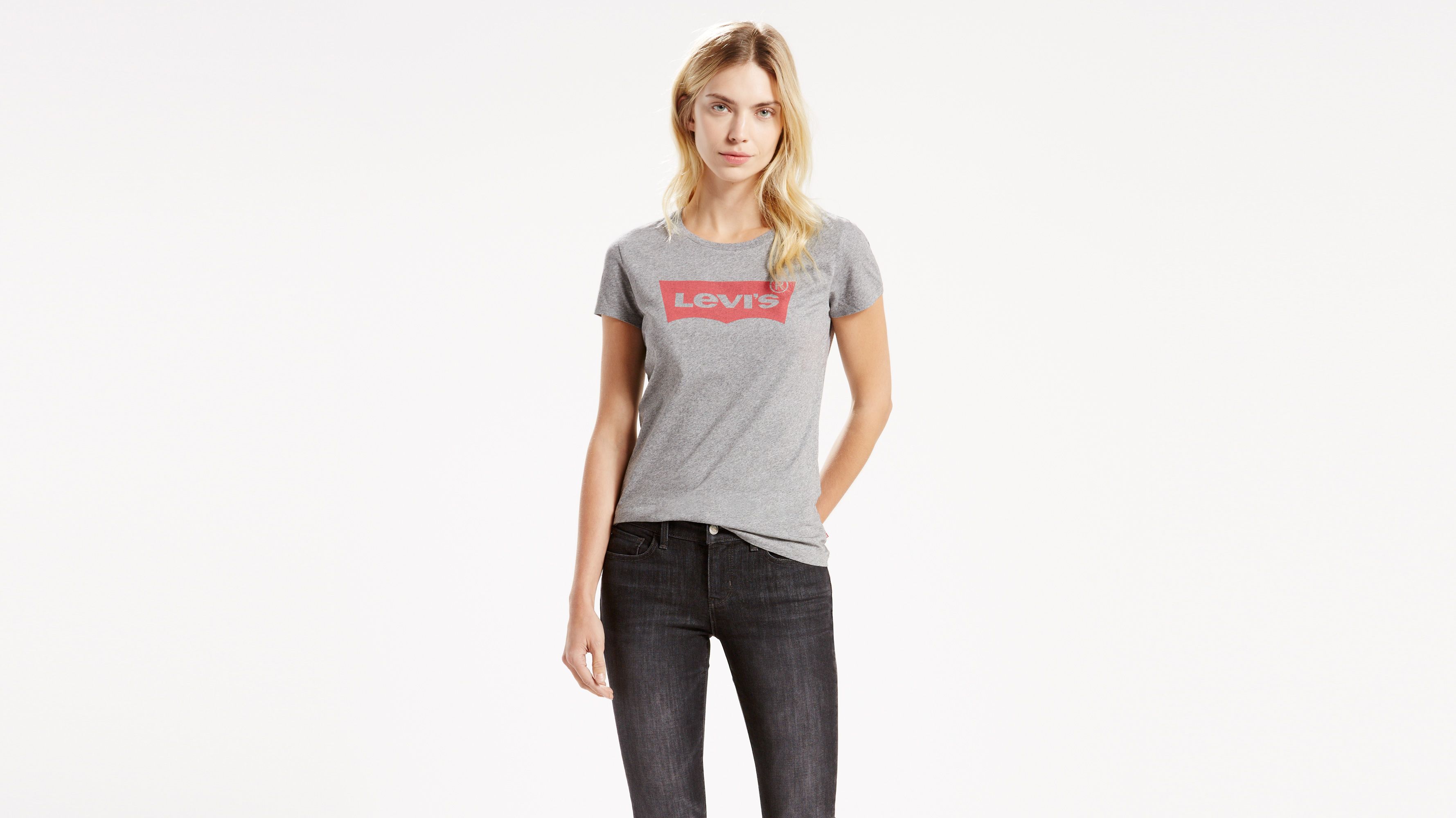 levi's slim crew neck tee