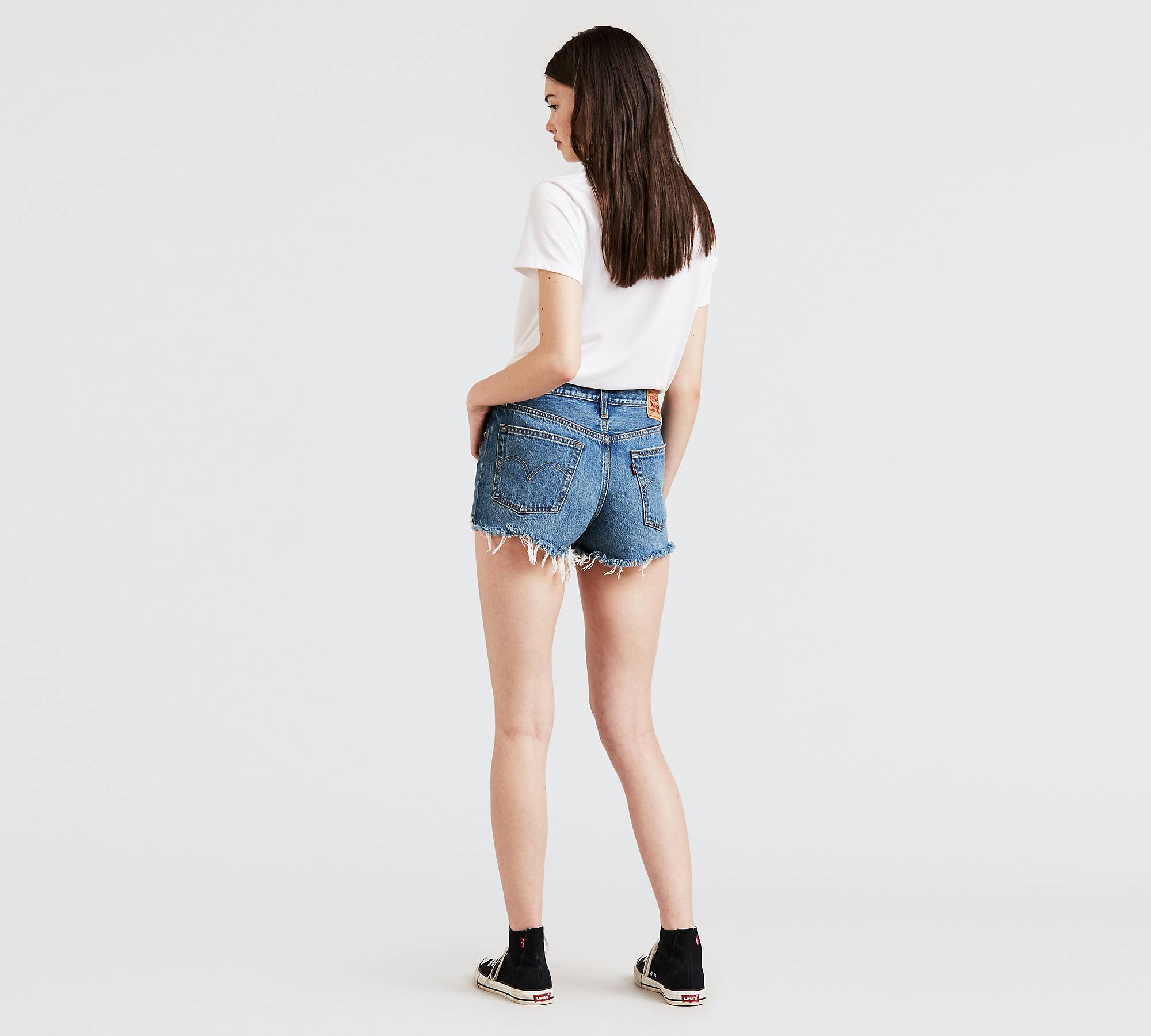501® Womens Shorts - Dark Wash | Levi's® US