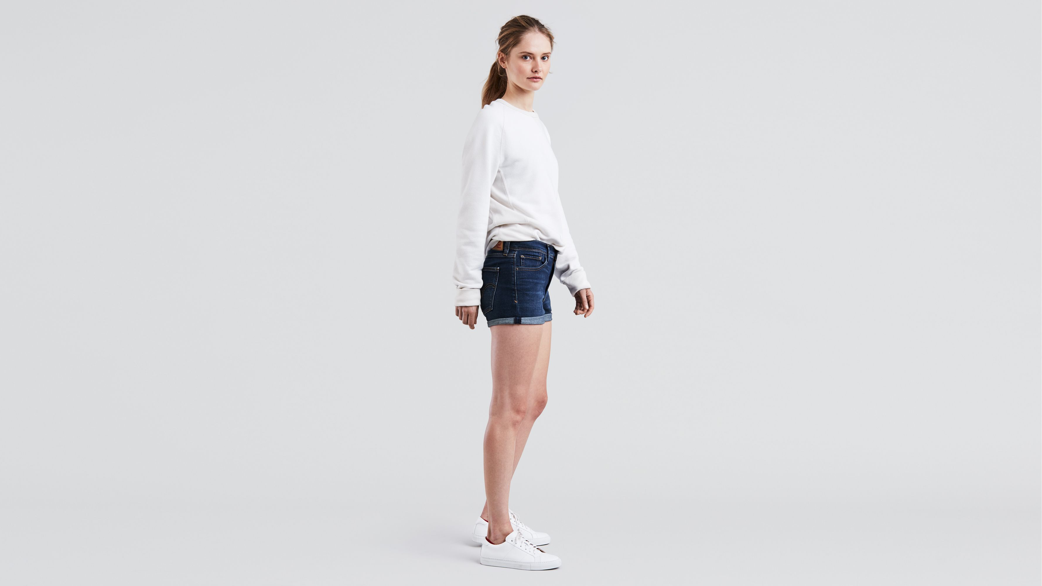 High Rise Womens Shorts 2