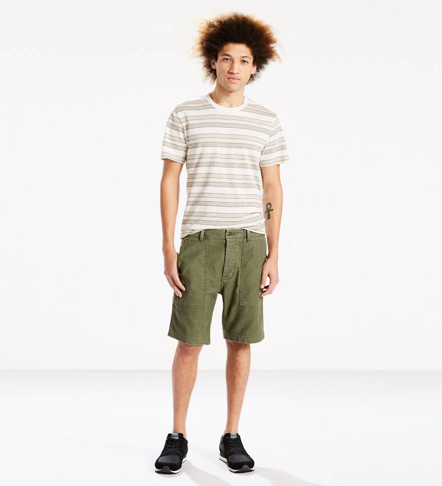 True Printed Utility Shorts - Green | Levi's® US