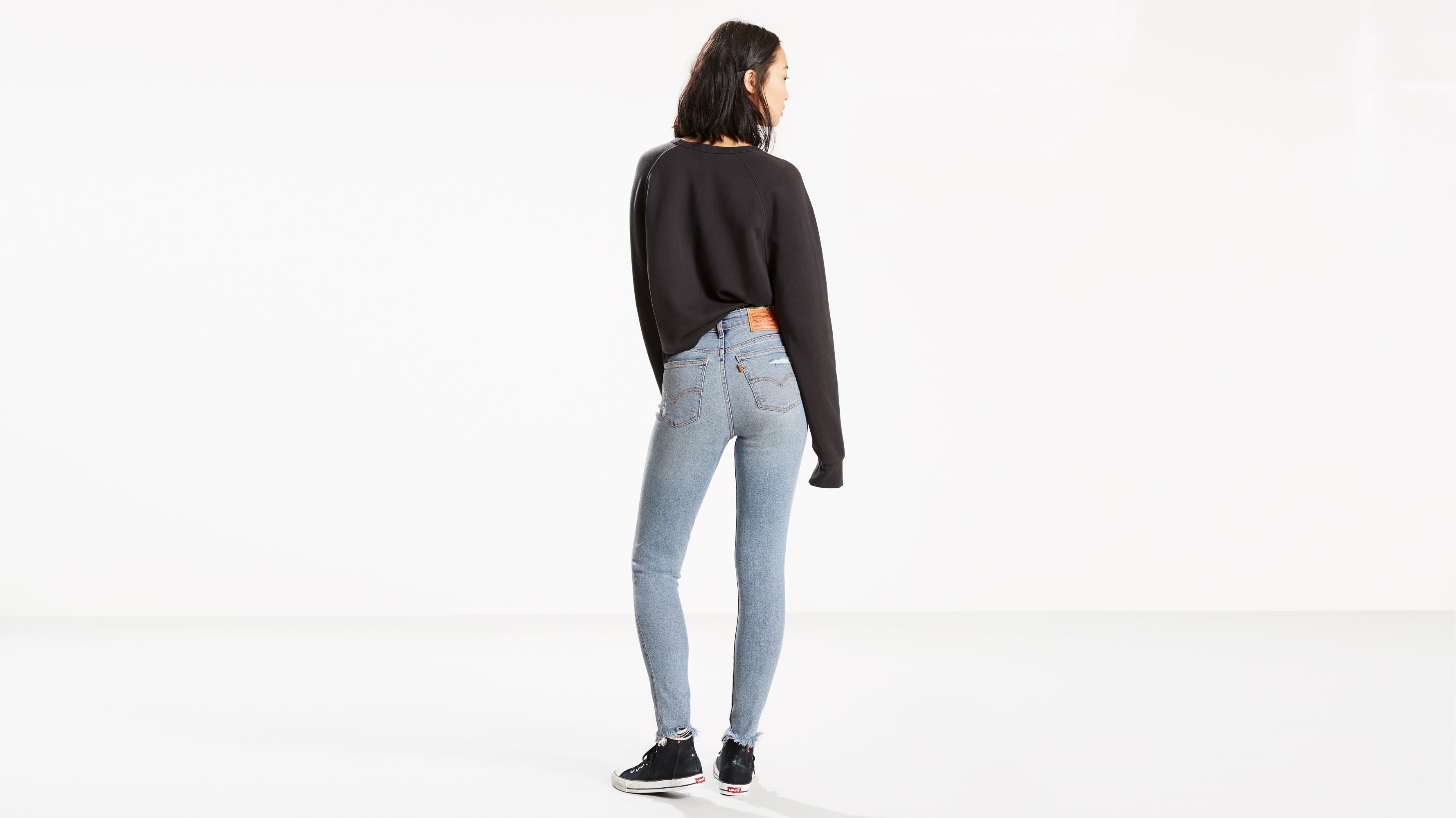 levi's 721 vintage high rise skinny jeans