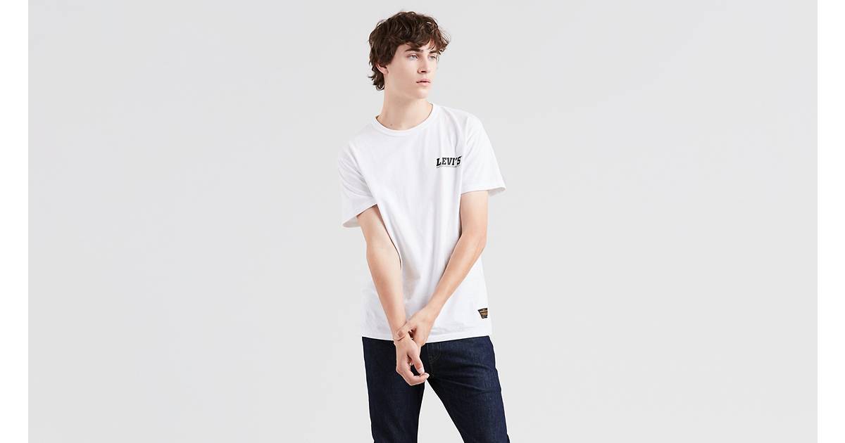 Levi’s® Skateboarding Graphic Tee Shirt - White | Levi's® US