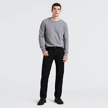 Levi's® 505™ Regular Fit Workwear Utility Pants - Black | Levi's® US