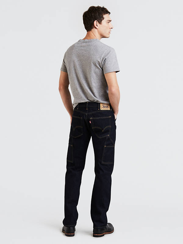 Levi's® 505™ Regular Fit Workwear Utility Jeans - Dark Wash | Levi's® US
