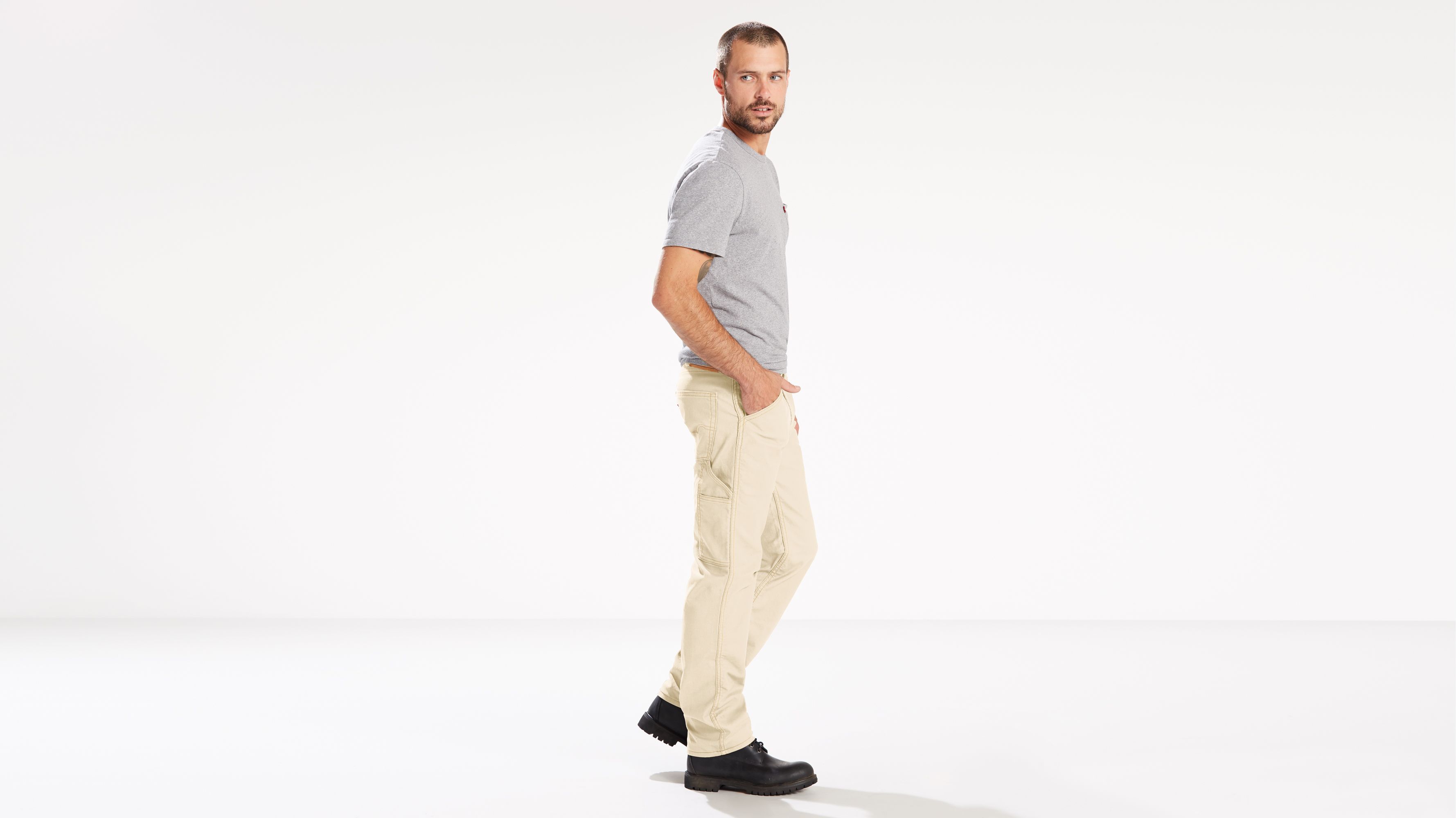 levi's 505 regular fit workwear utility pants