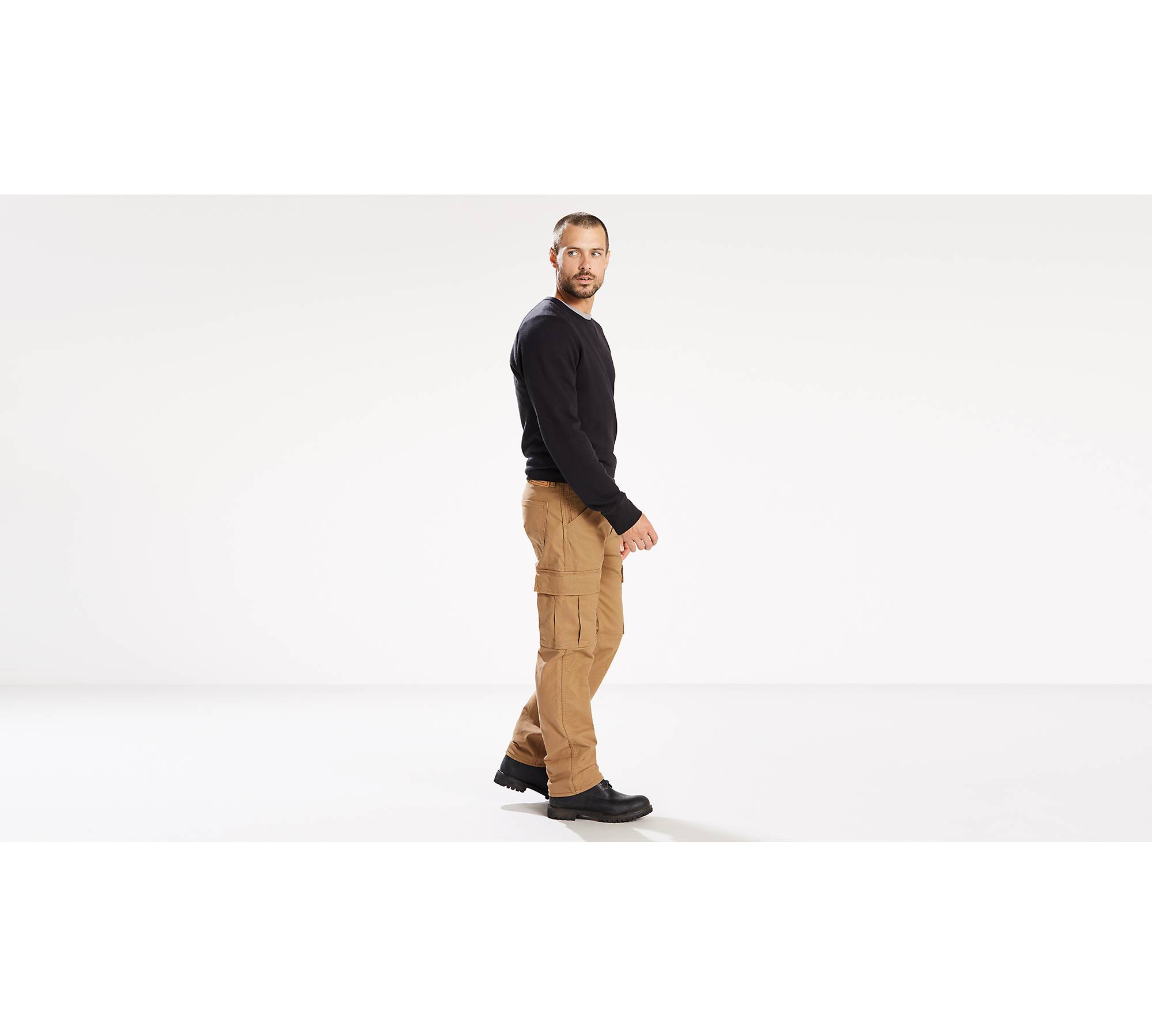 Ventilere Jeg var overrasket Spanien Levi's® 505™ Regular Fit Workwear Cargo Pants - Brown | Levi's® US