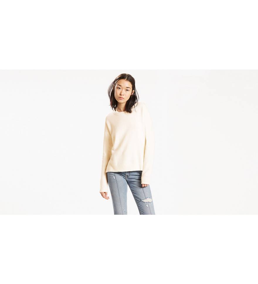 Sporty Sweater - White | Levi's® CA