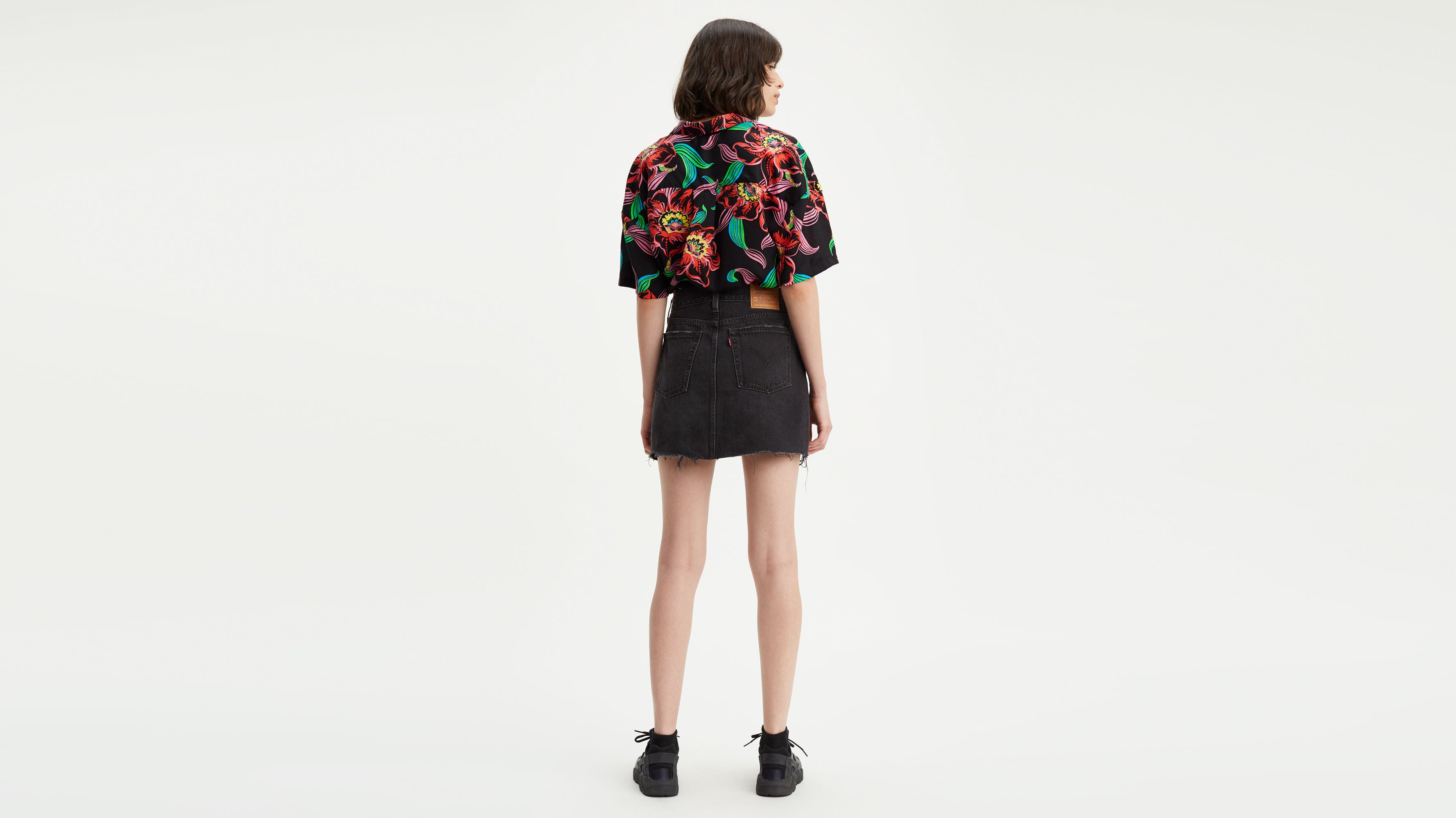 Deconstructed Mini Skirt - Black | Levi's® US
