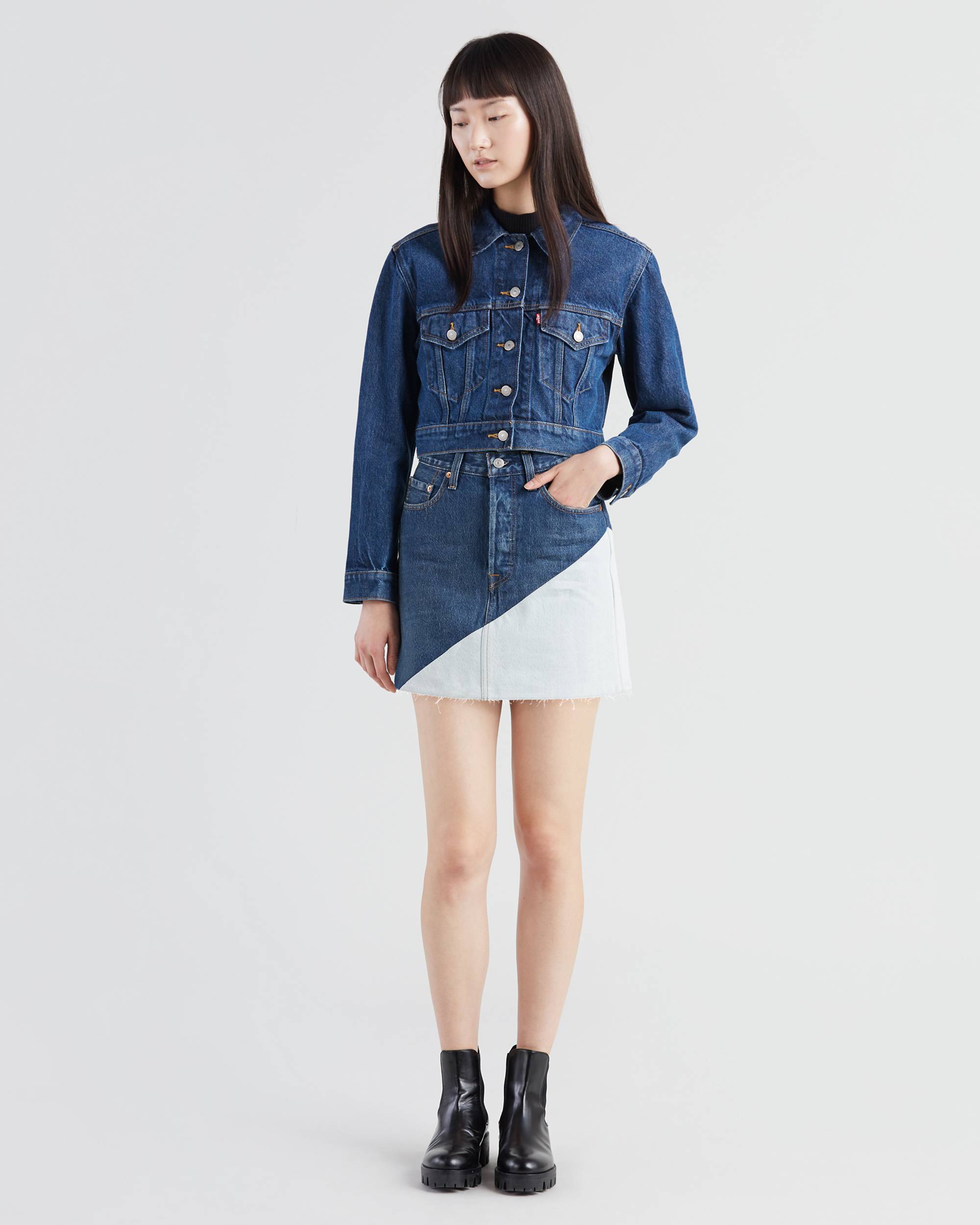 Deconstructed Mini Skirt 1