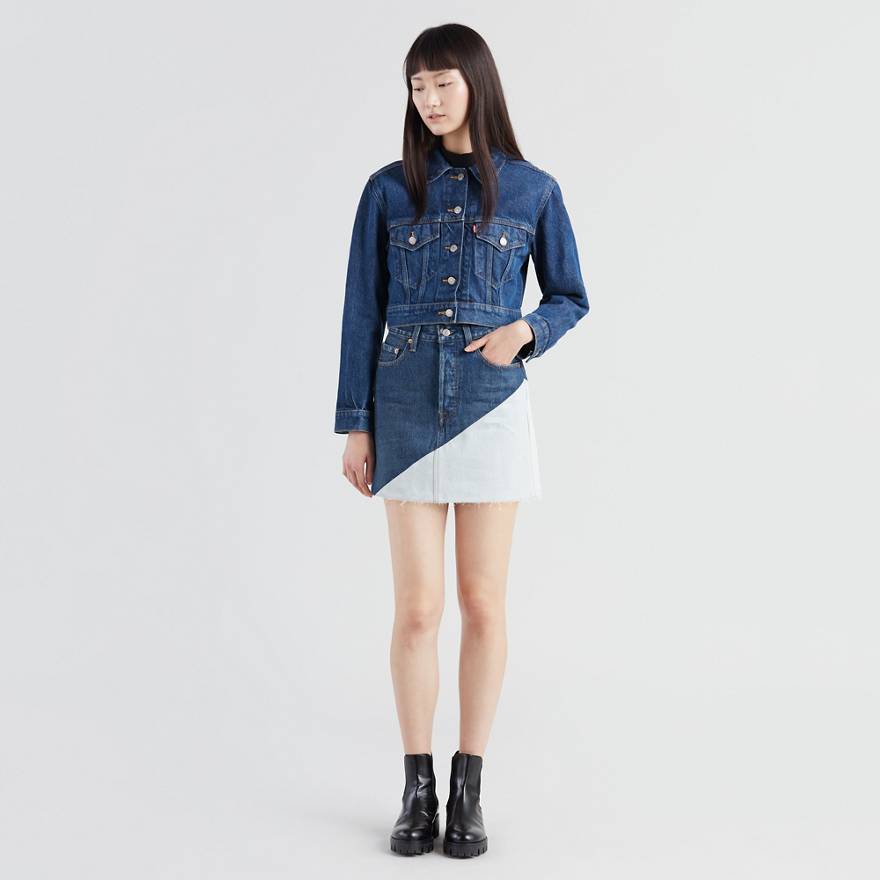 Deconstructed Mini Skirt 1