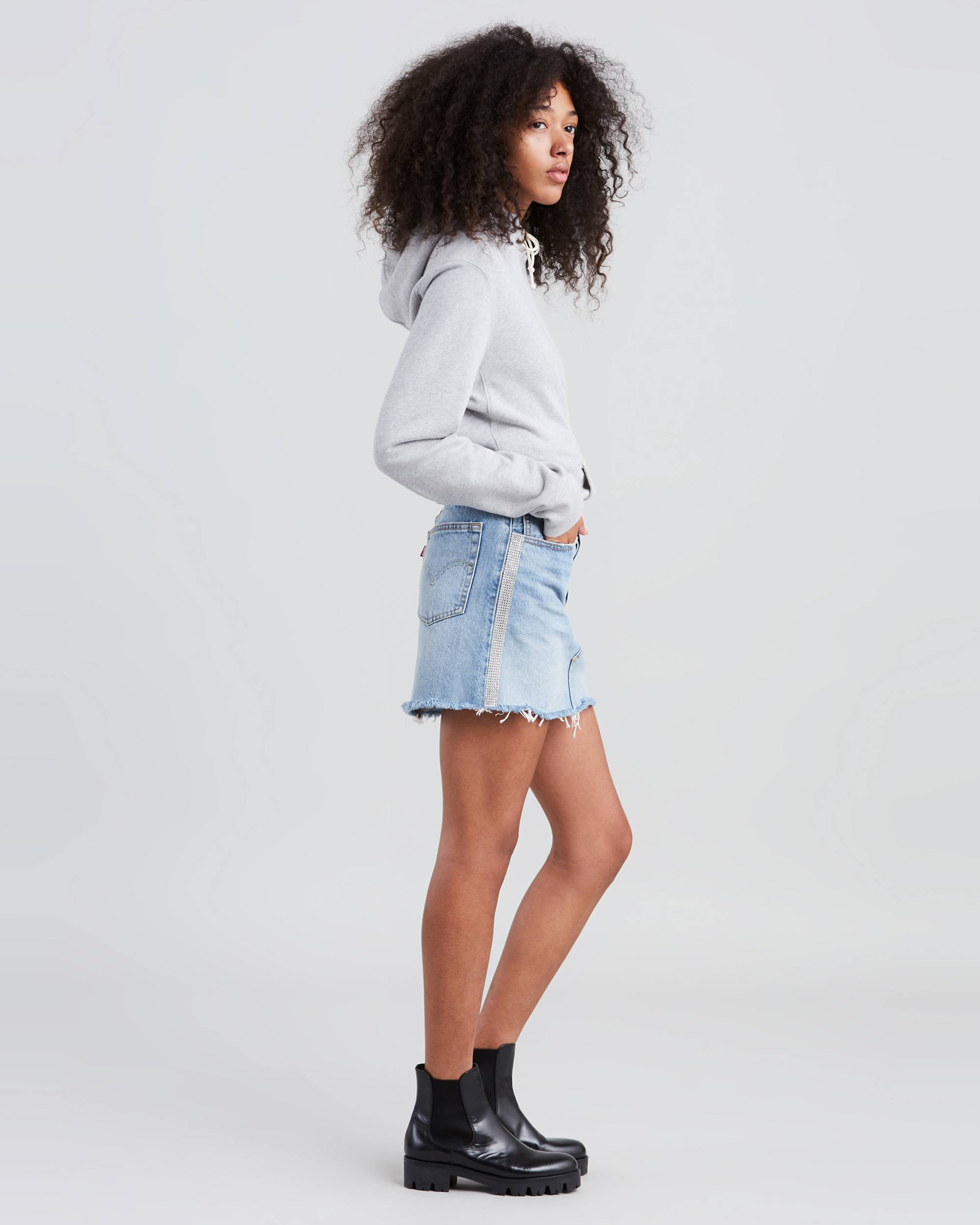 Deconstructed Mini Skirt 1