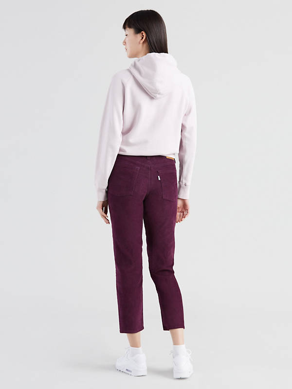 Wedgie Fit Straight Corduroy Pants - Purple | Levi's® US