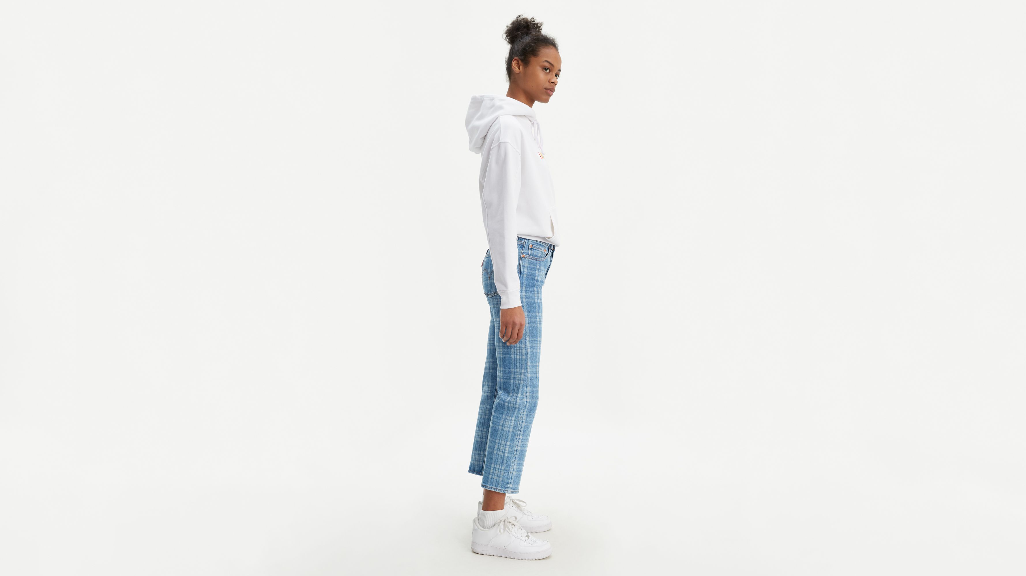 levis checkered jeans