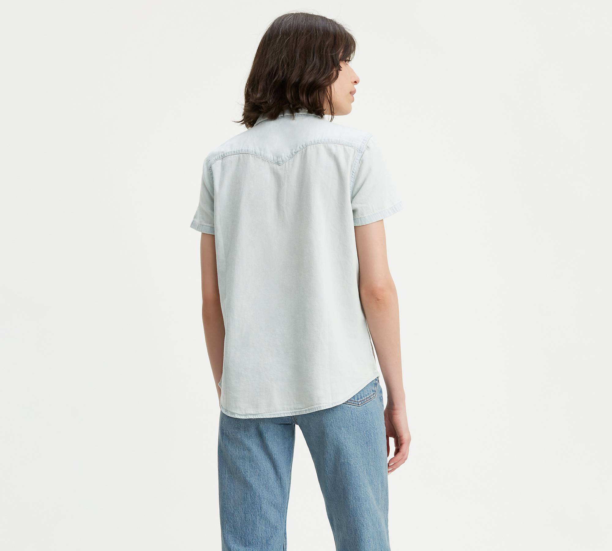 Short Sleeve Western Shirt - Blue | Levi's® US