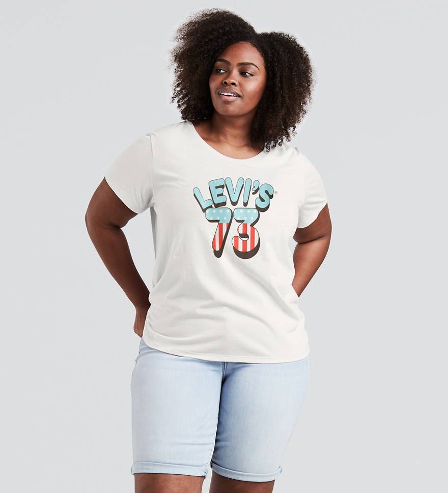 Graphic Tee Shirt (Plus Size) 1