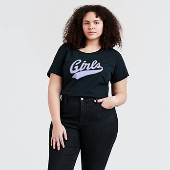 Girls Graphic Tee Shirt (Plus Size) 1