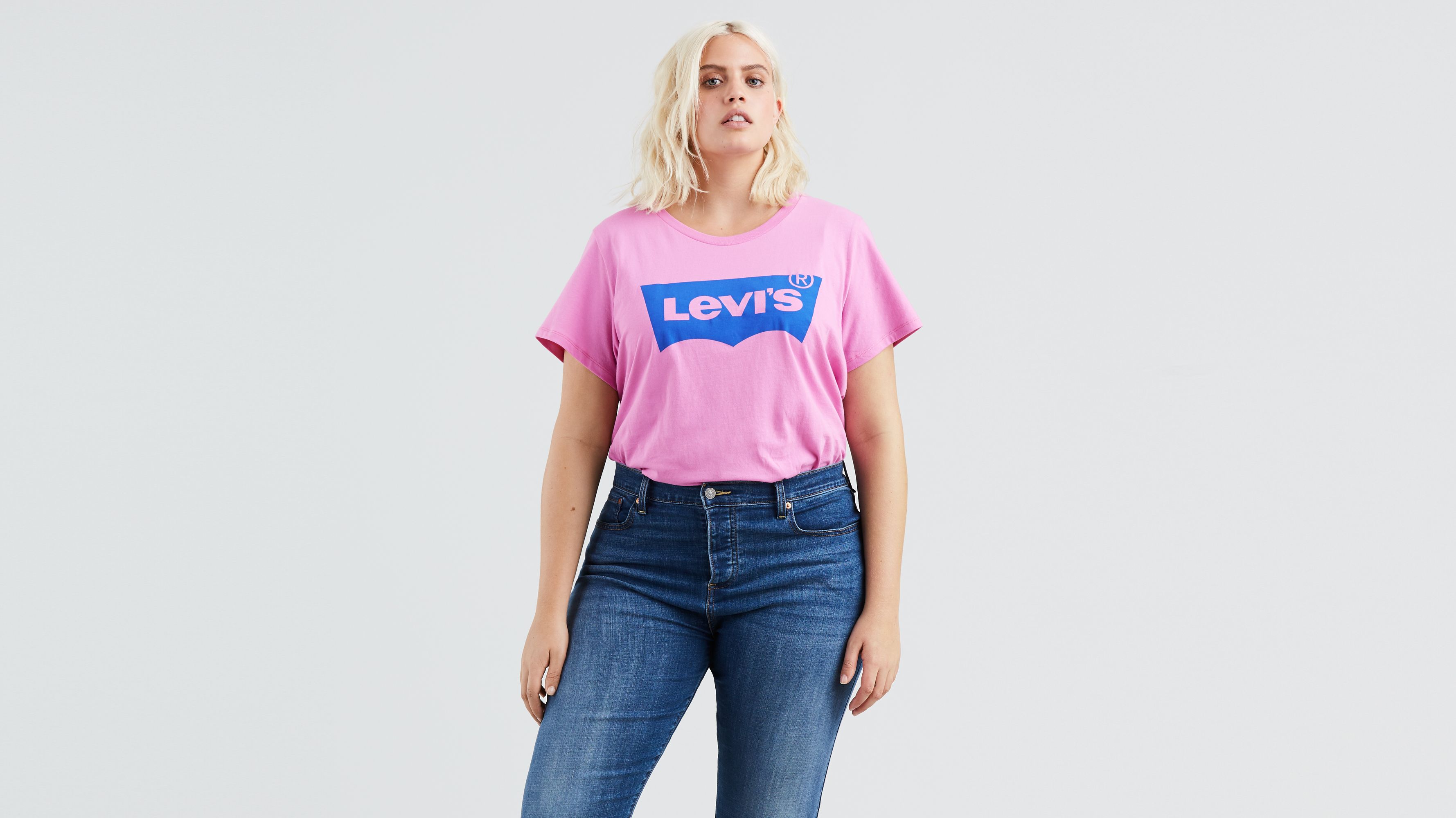 pink levi tshirt