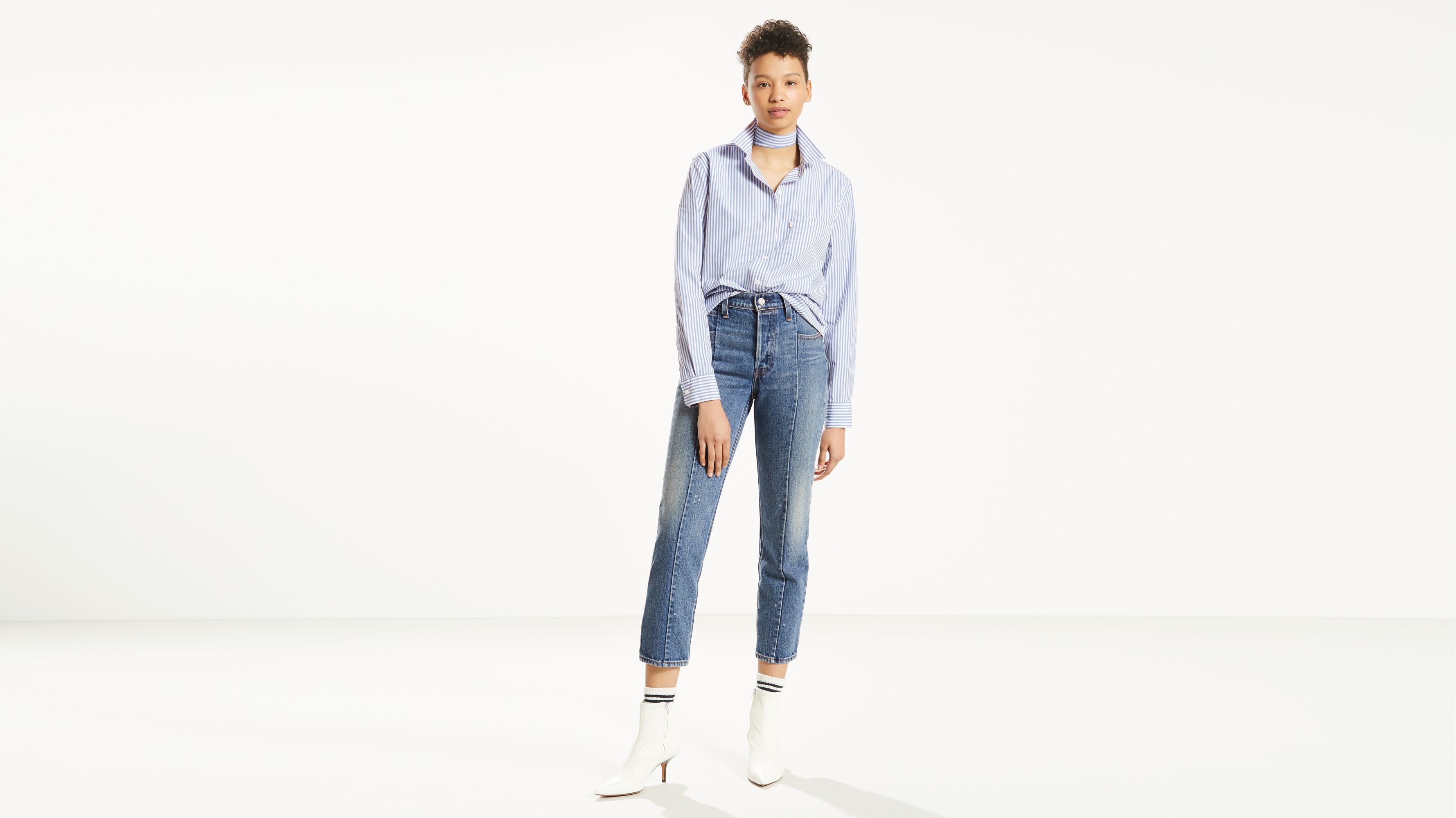 Altered Straight Leg Women's Jeans 