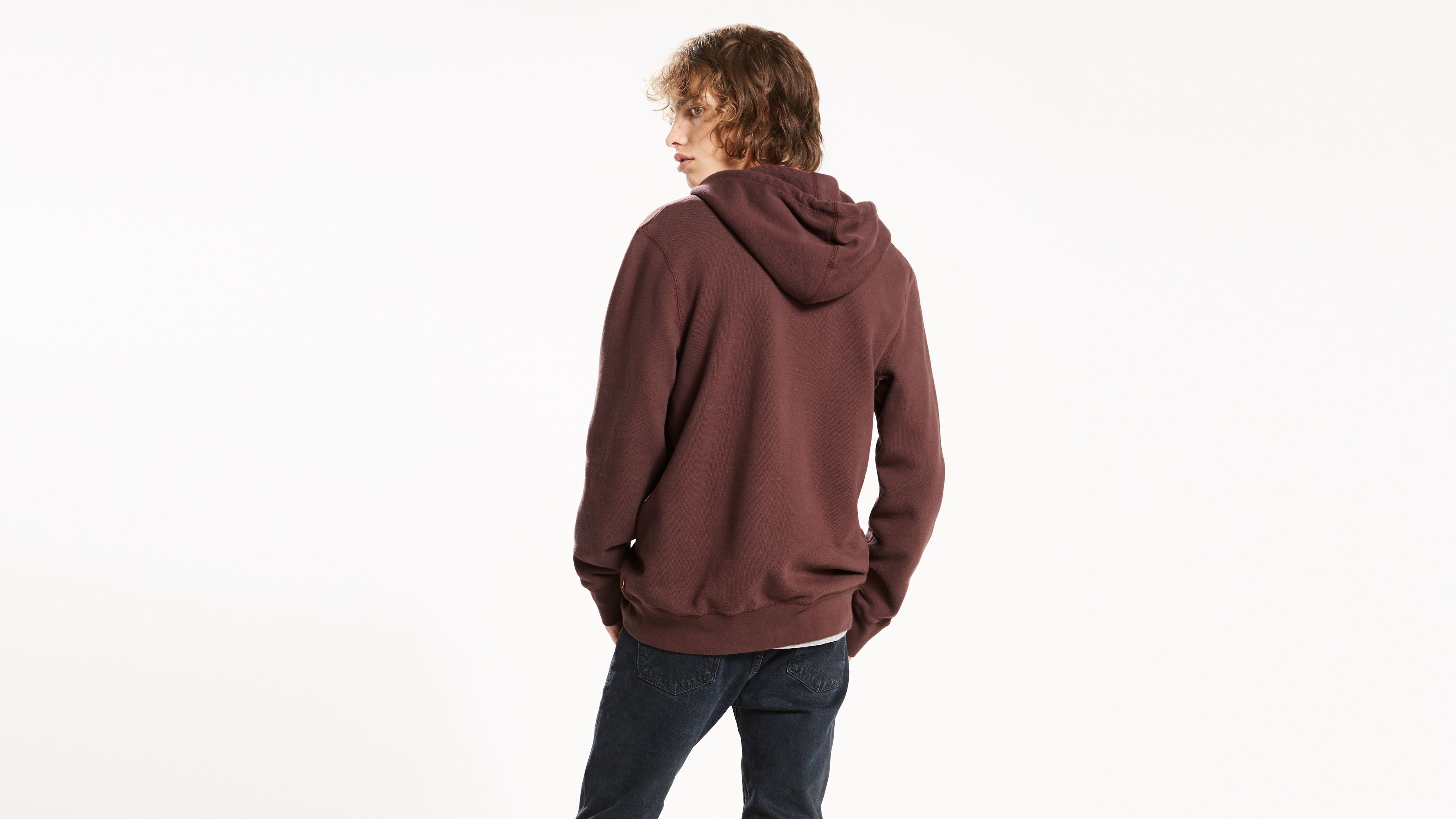 Levi men's zip hoodie hot sale