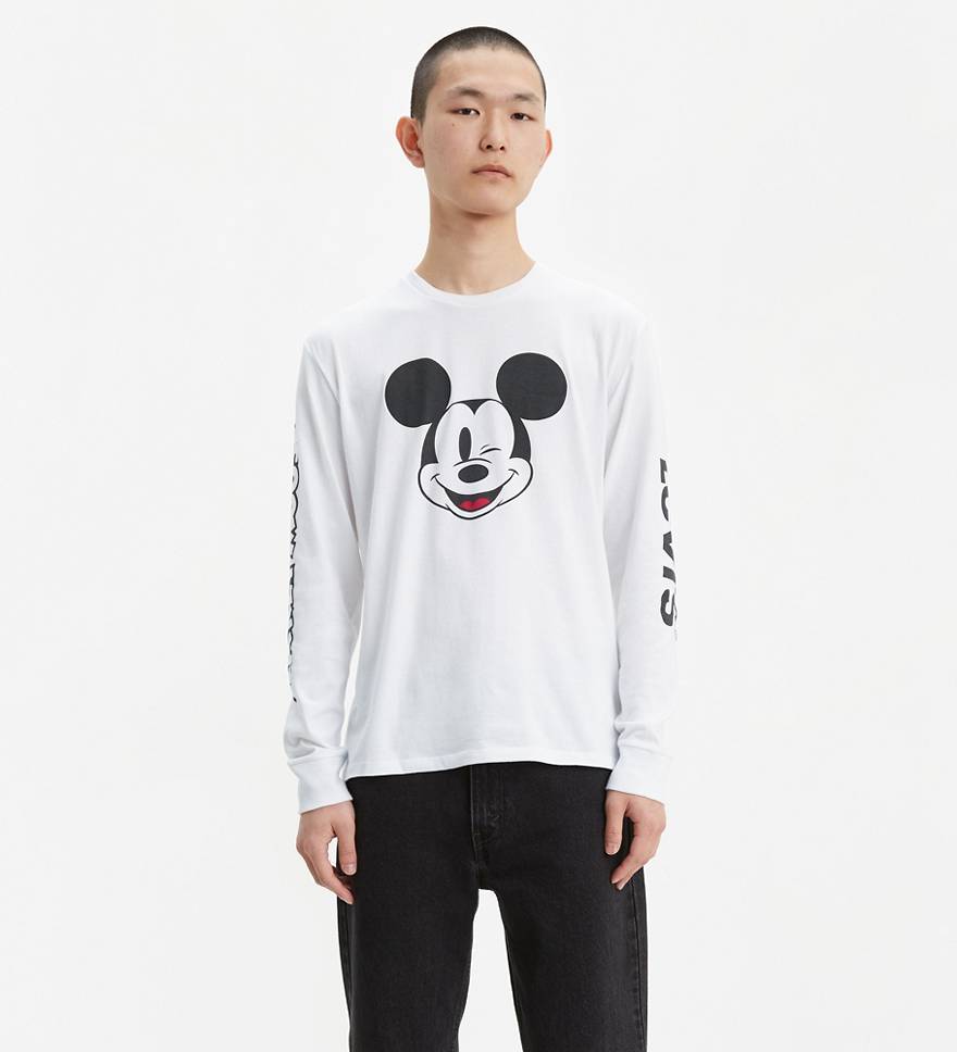 Levi's® x Disney Mickey Mouse Long Sleeve Graphic Tee Shirt 1