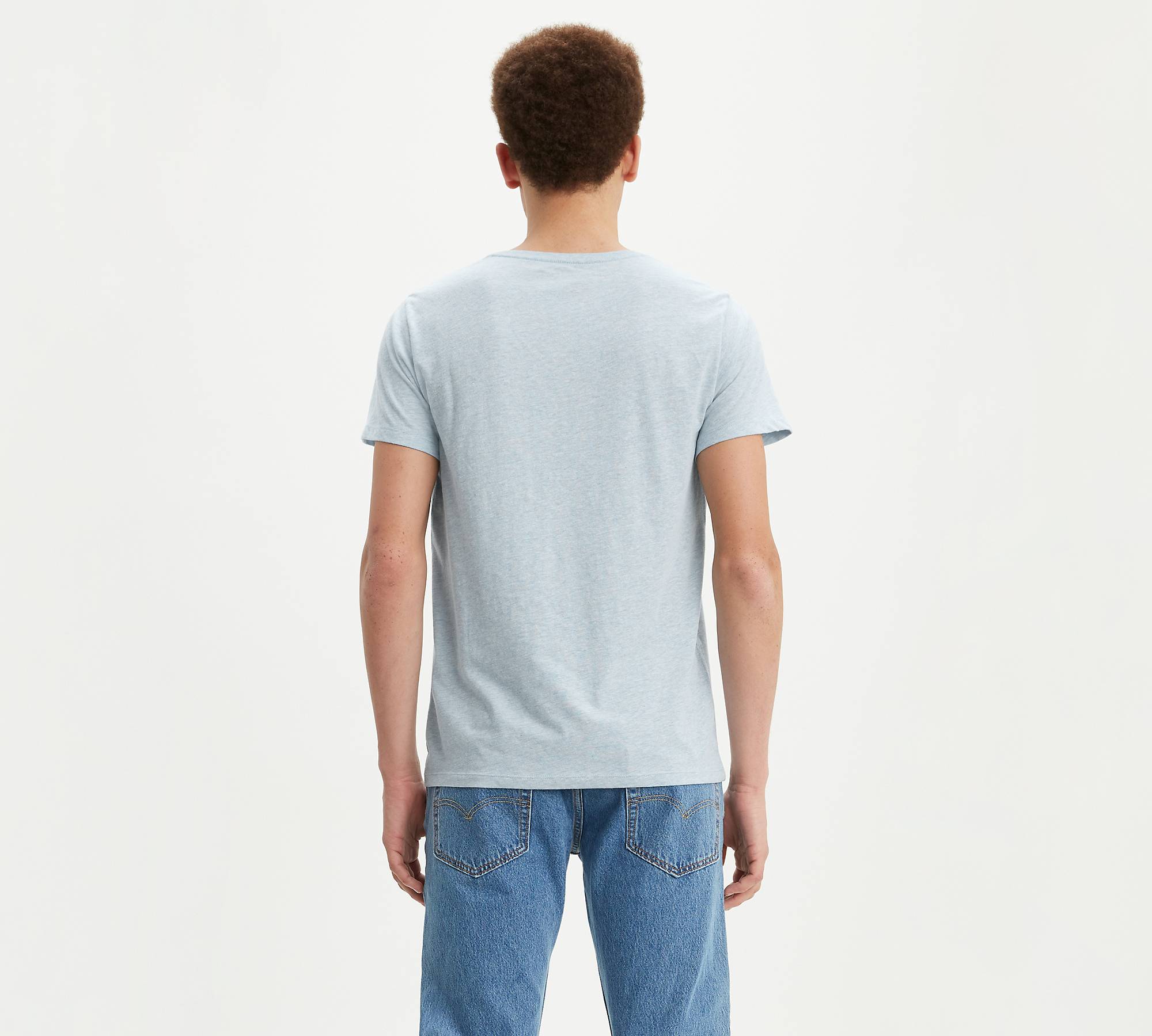 Classic V-neck Tee Shirt - Blue | Levi's® US