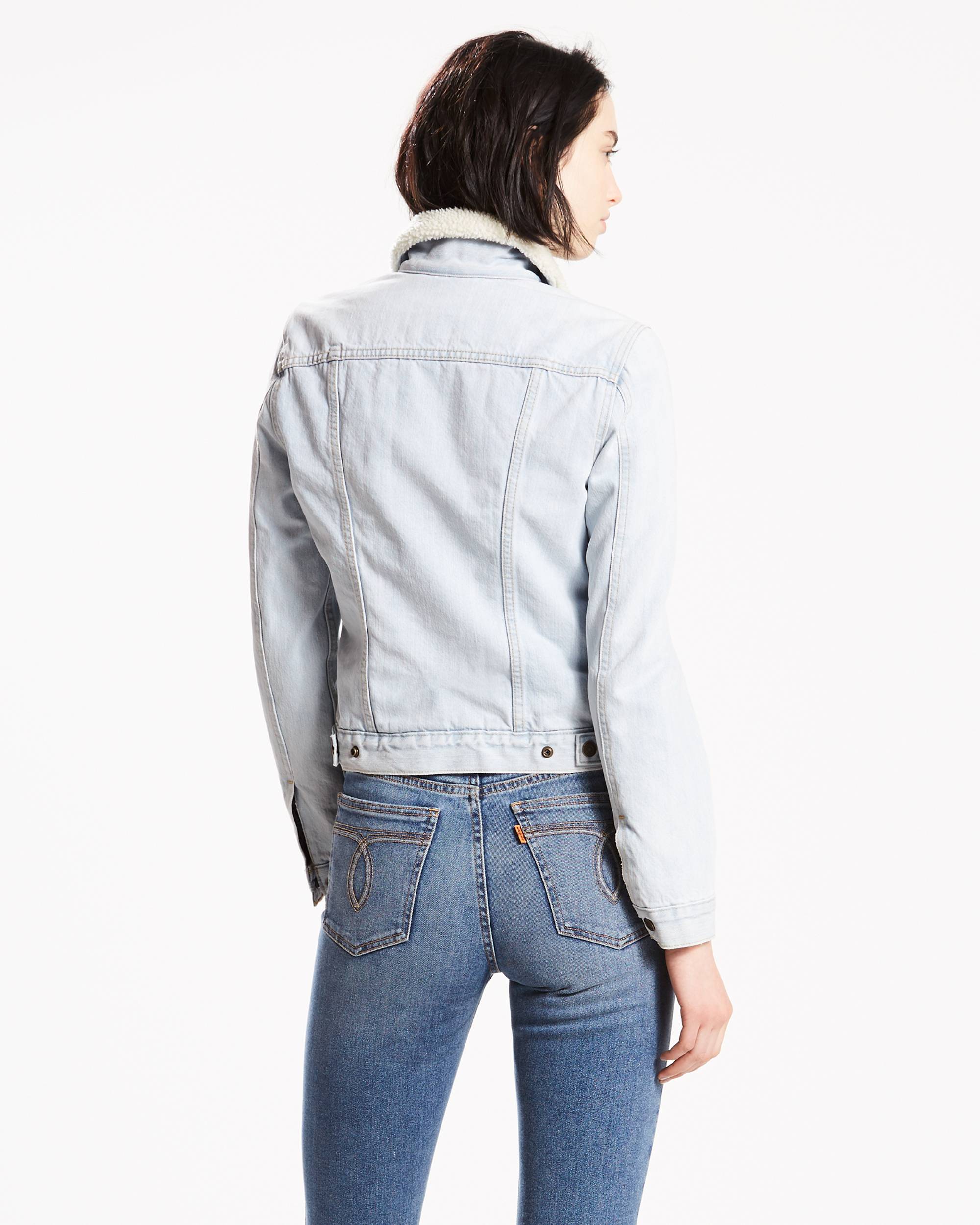 Orange Tab Sherpa Trucker Jacket 2