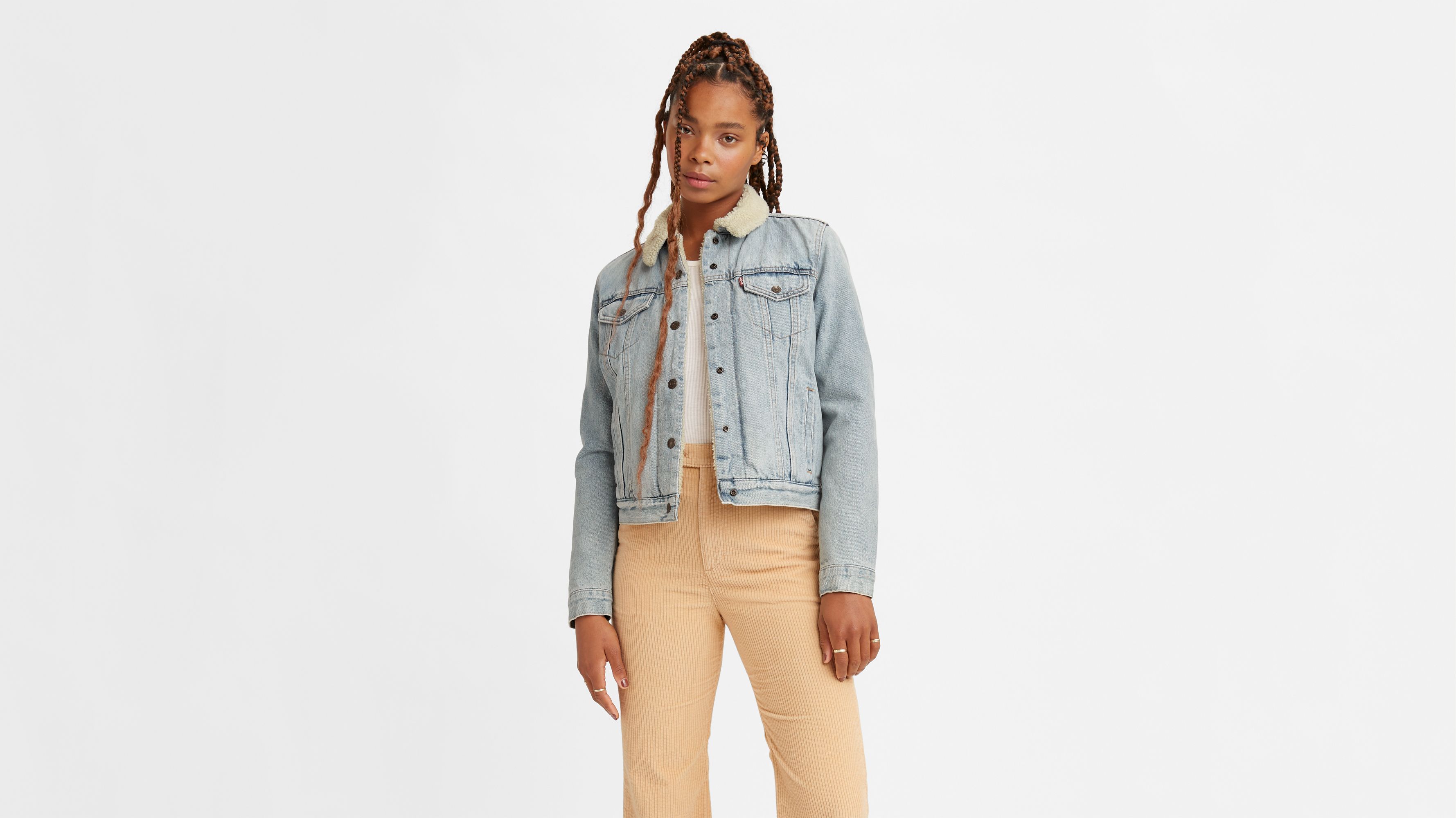 sherpa jacket levis