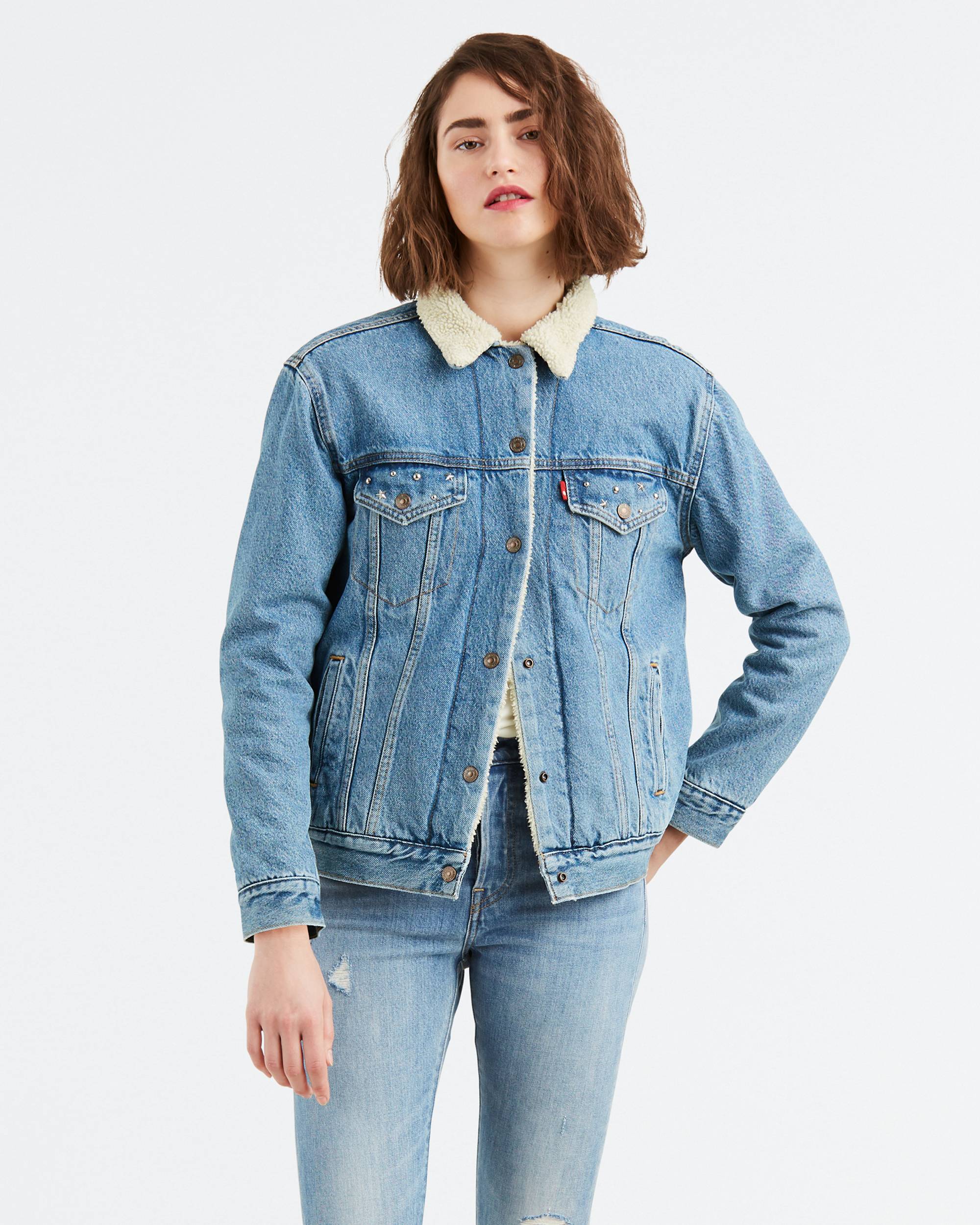 Ex-Boyfriend Sherpa Trucker Jacket 1
