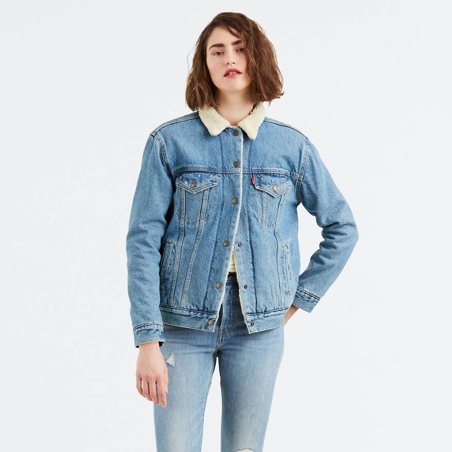 Ex-Boyfriend Sherpa Trucker Jacket 1