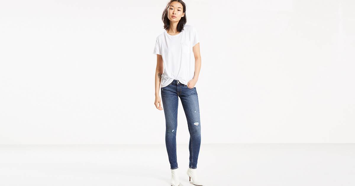 711 Altered Skinny Women's Jeans - Medium Wash | Levi's® US