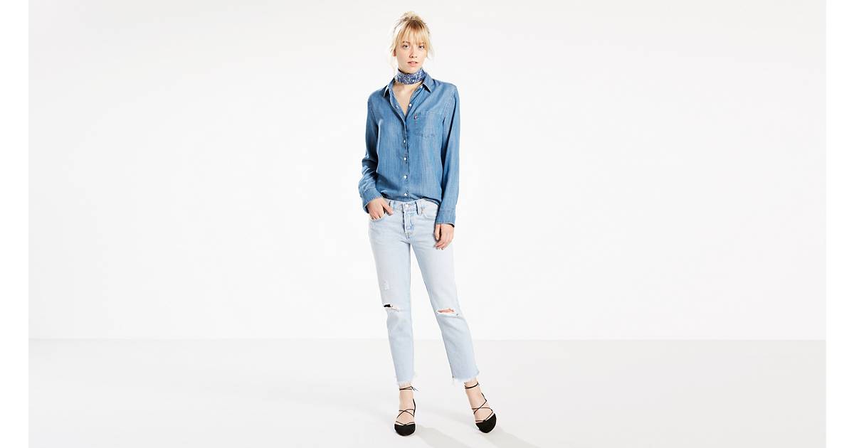 501® Cropped Taper Women's Jeans - Light Wash | Levi's® US
