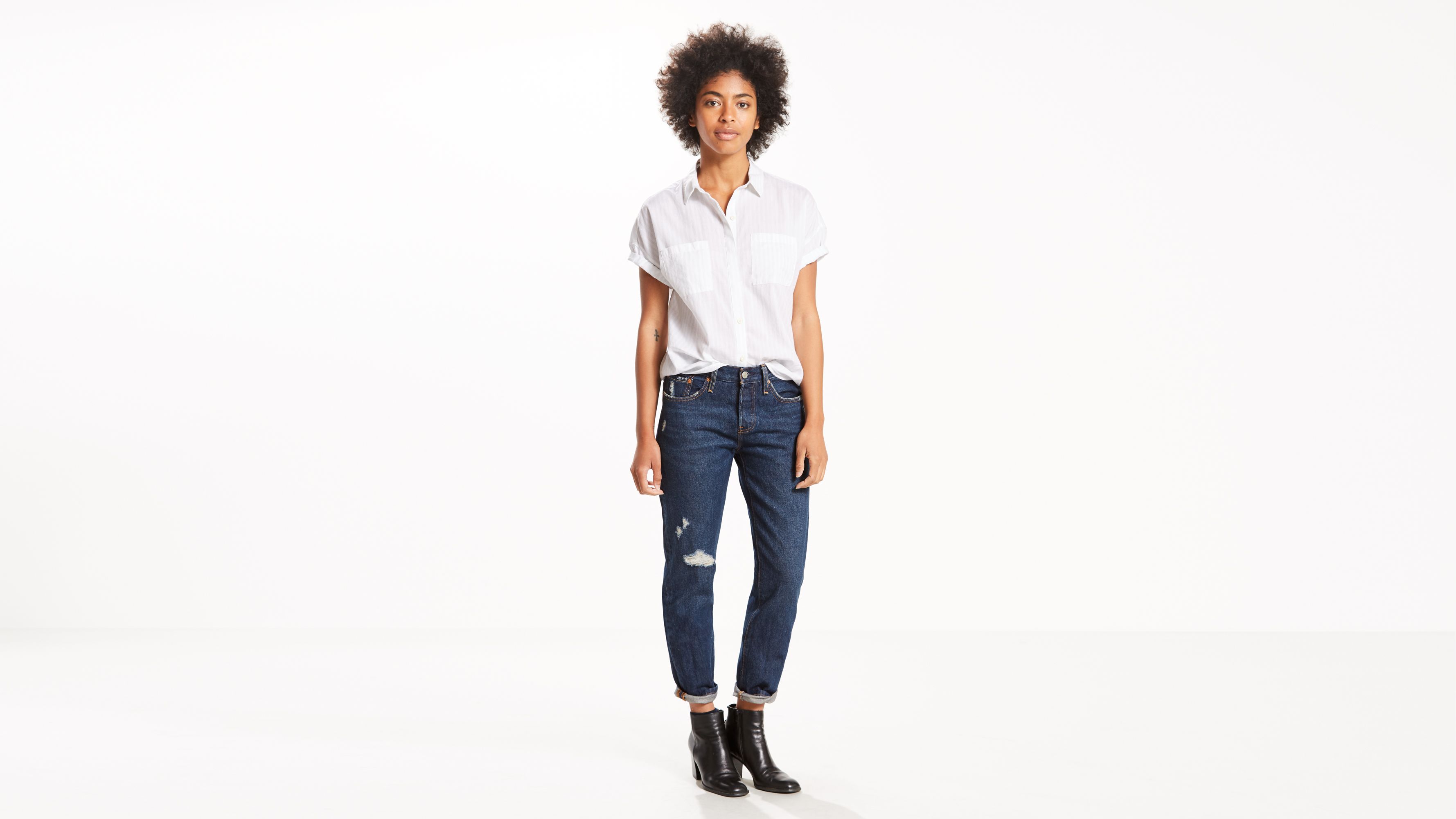 Levi's 501 on sale tapered womens