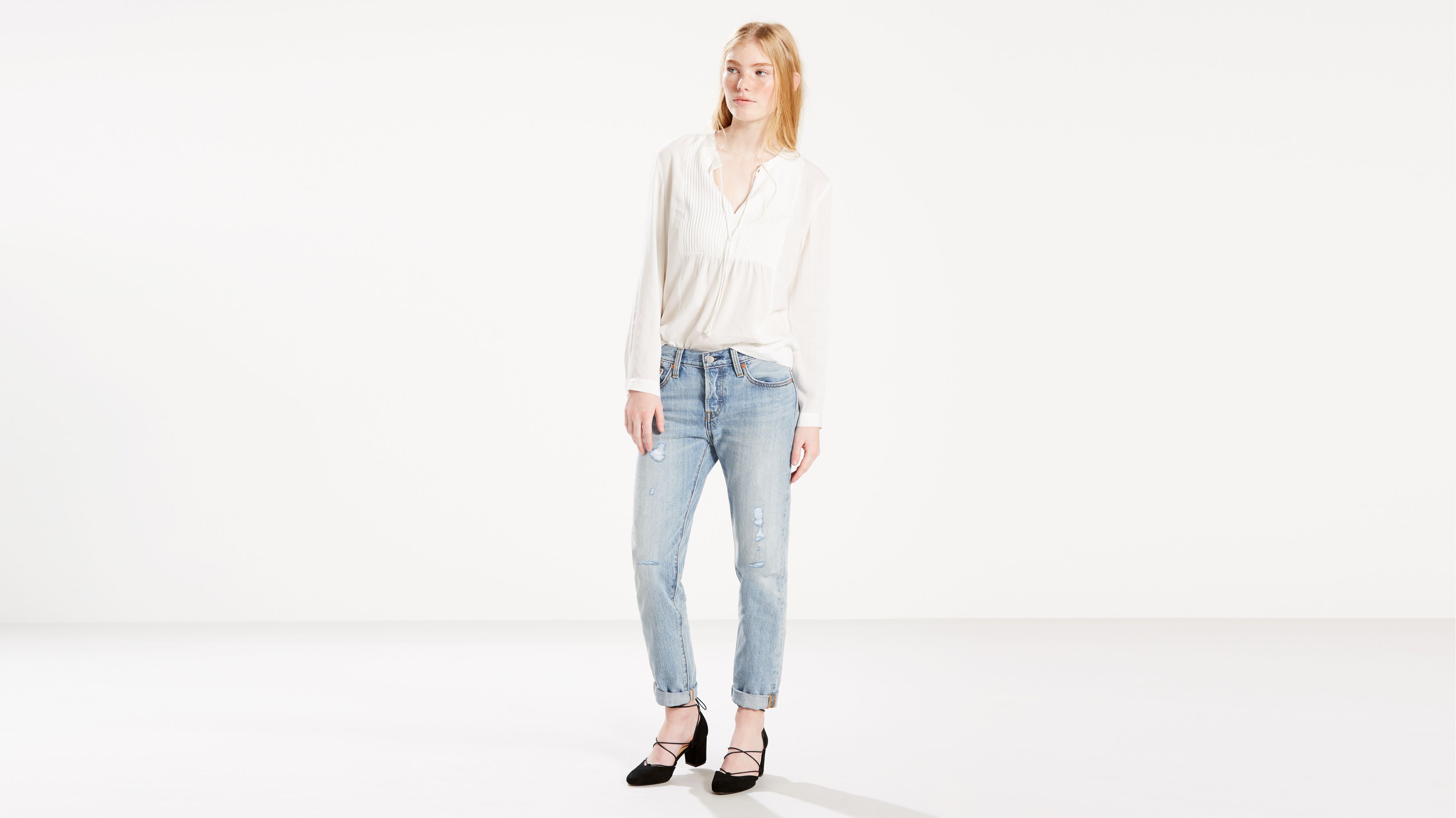 women's 501 taper jeans