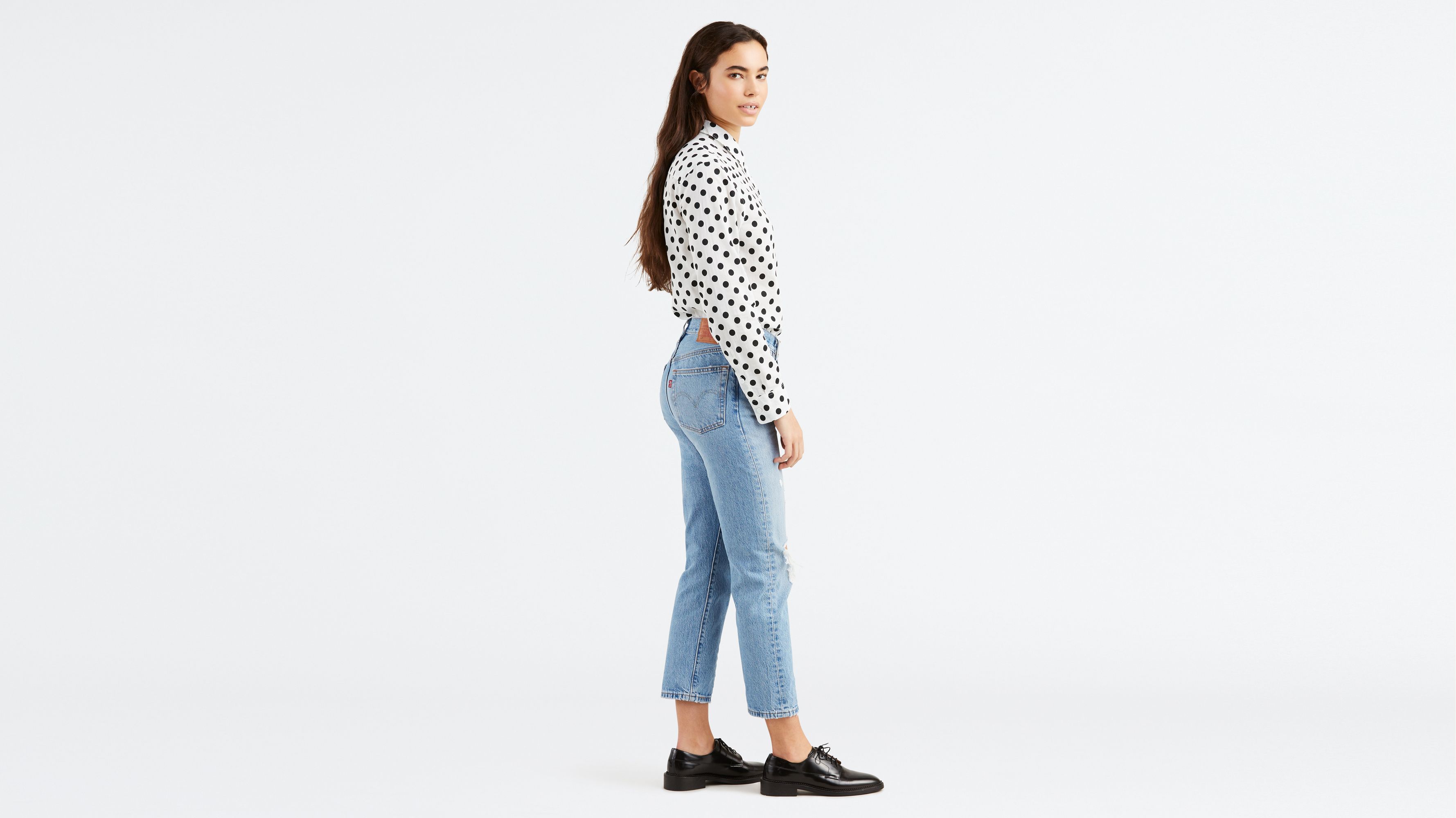 levi's 501 crop authentically yours