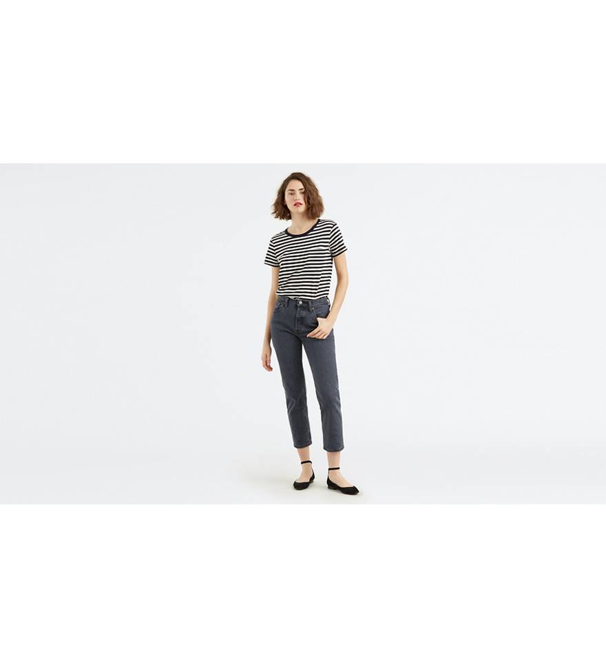 501® Original Cropped Women's Jeans - Grey | Levi's® CA