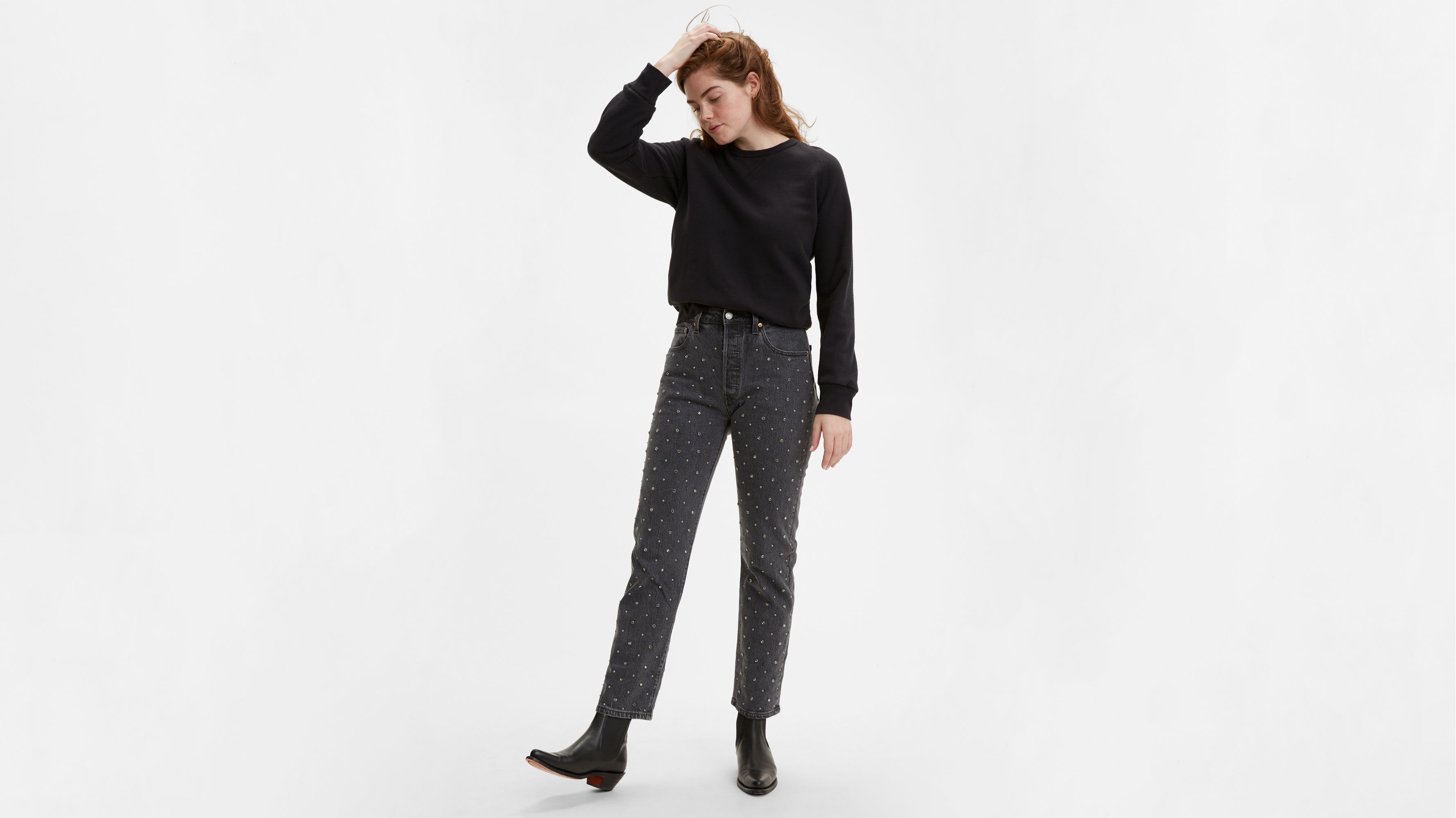 Introducir 30+ imagen levi’s studded jeans