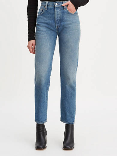 501® Original Fit Selvedge Crop Women's Jeans - Dark Wash | Levi's® US