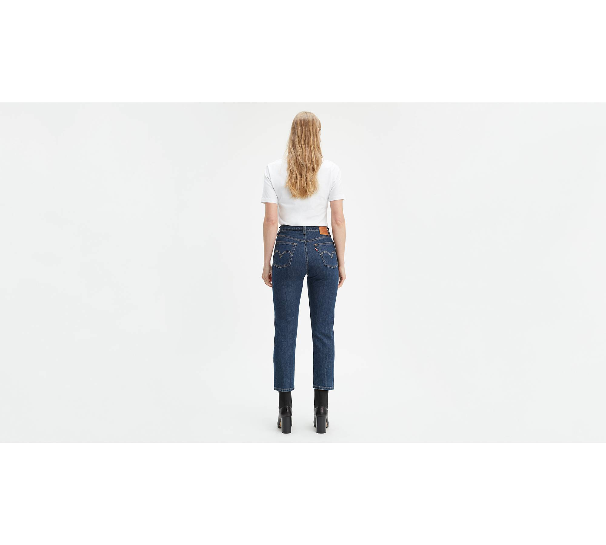 Levi's Jeans Classic Crop Capri Women's Size 18 W34 Dark Wash Denim High  Rise
