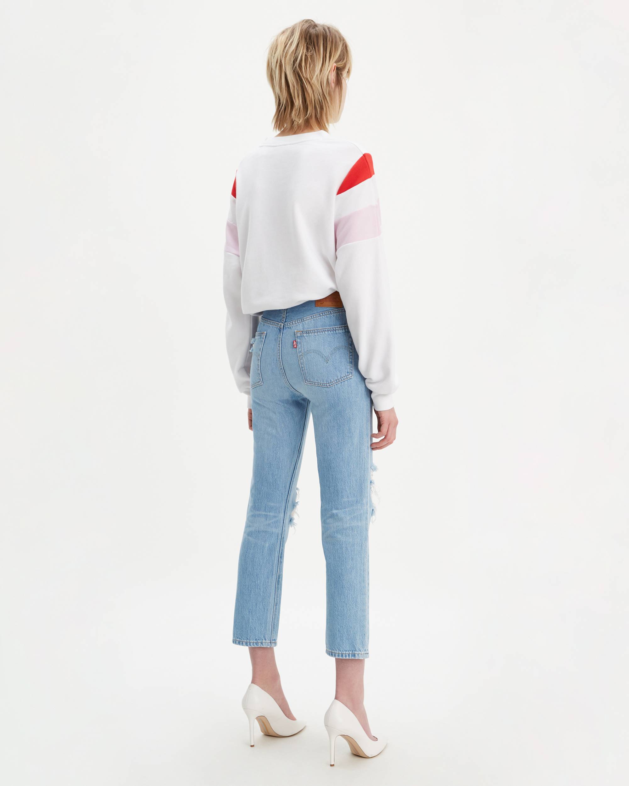 501® Original Cropped Ripped Women's Jeans 2