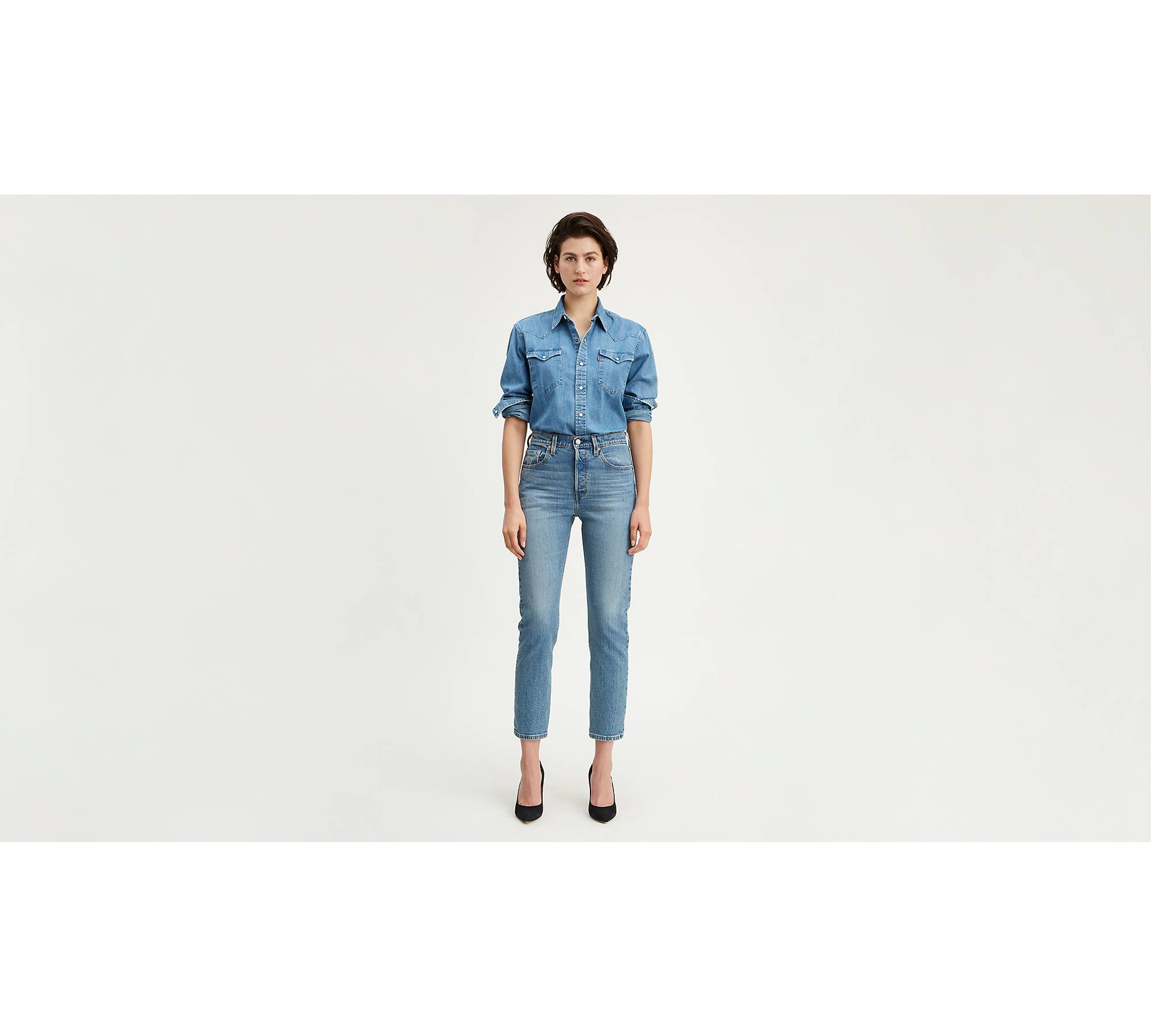 501® Original Cropped Stretch Women's Jeans - Medium Wash | Levi's® US