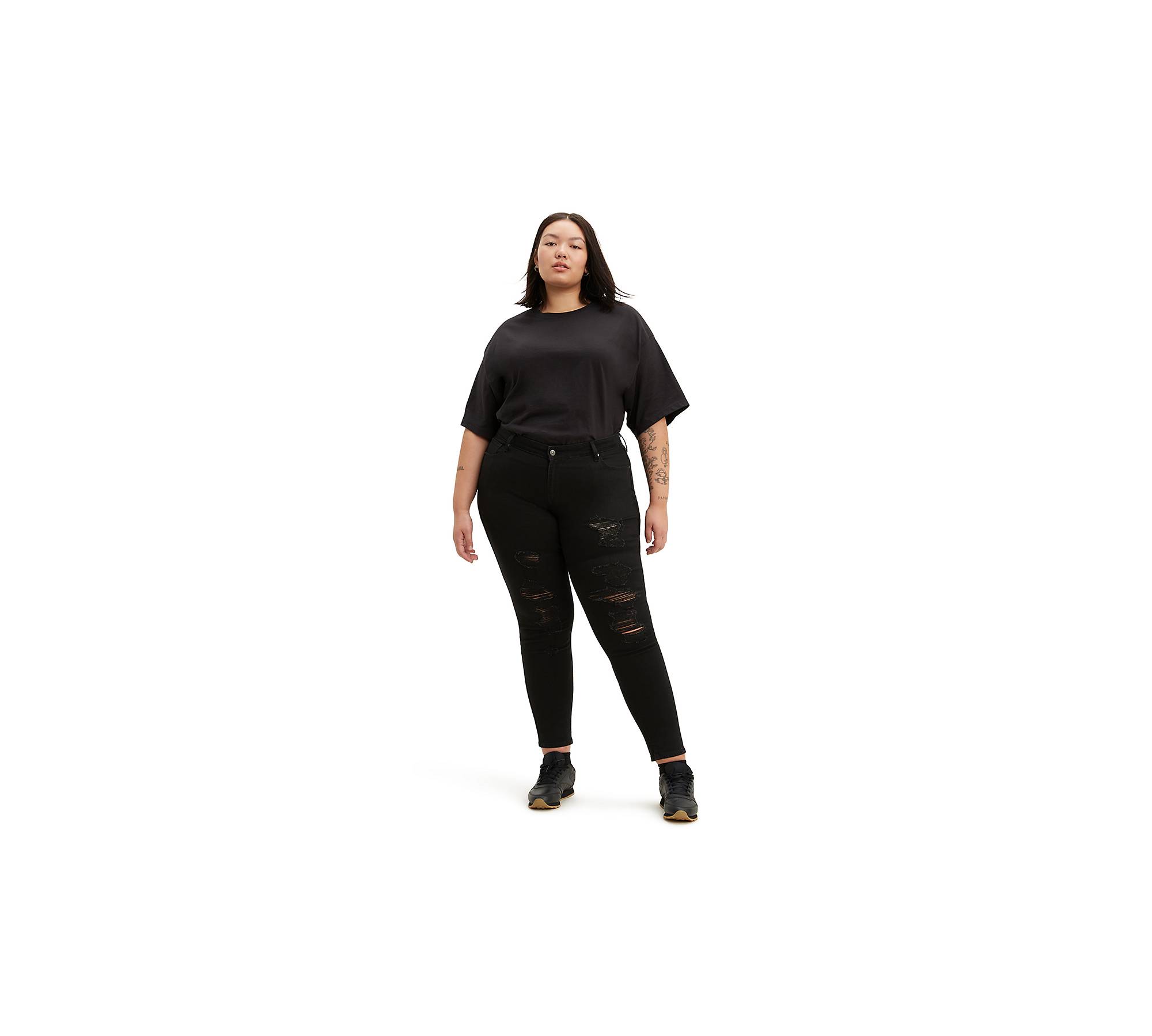 711 Skinny Women's Jeans (plus Size) - Black | Levi's® US