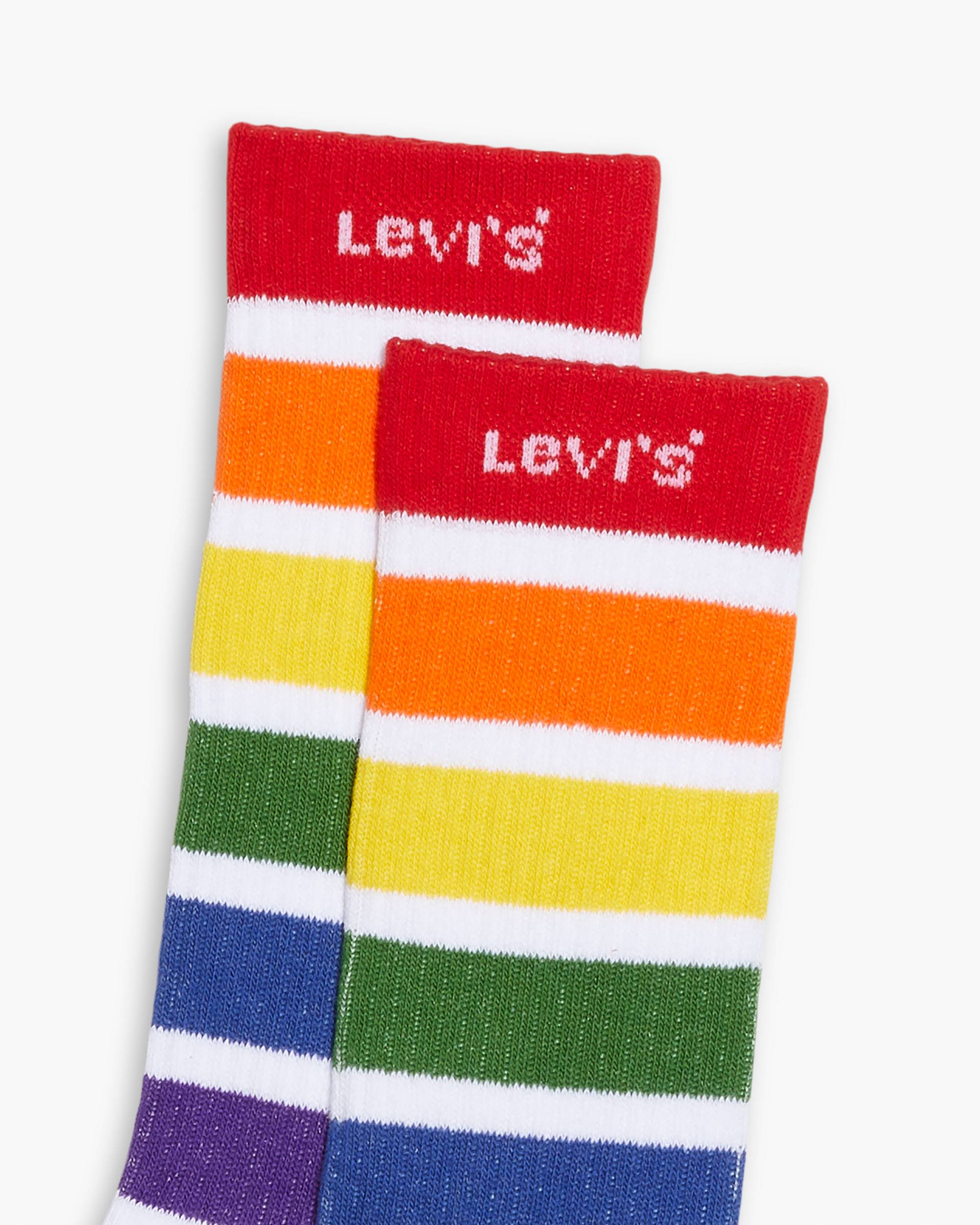 Levi's® Pride 2 Pack Regular Cut Socks 3